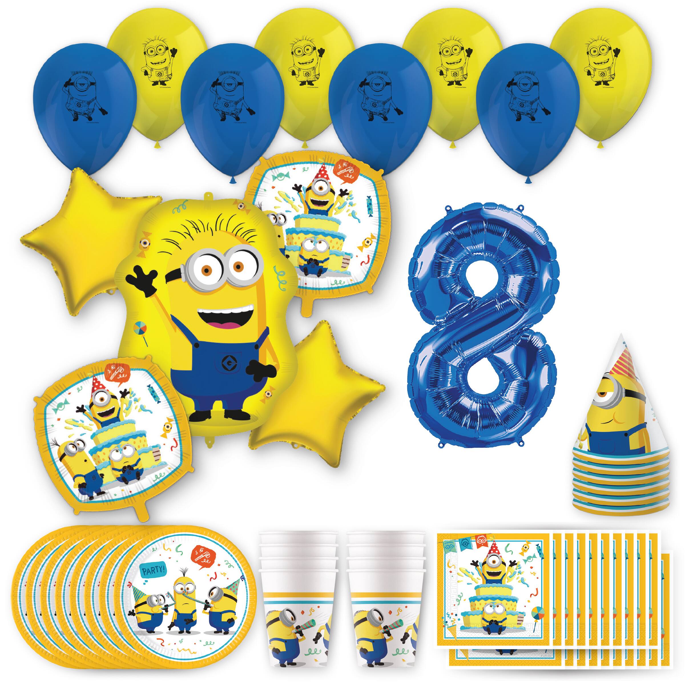 Minions Birthday Party Kit with Number