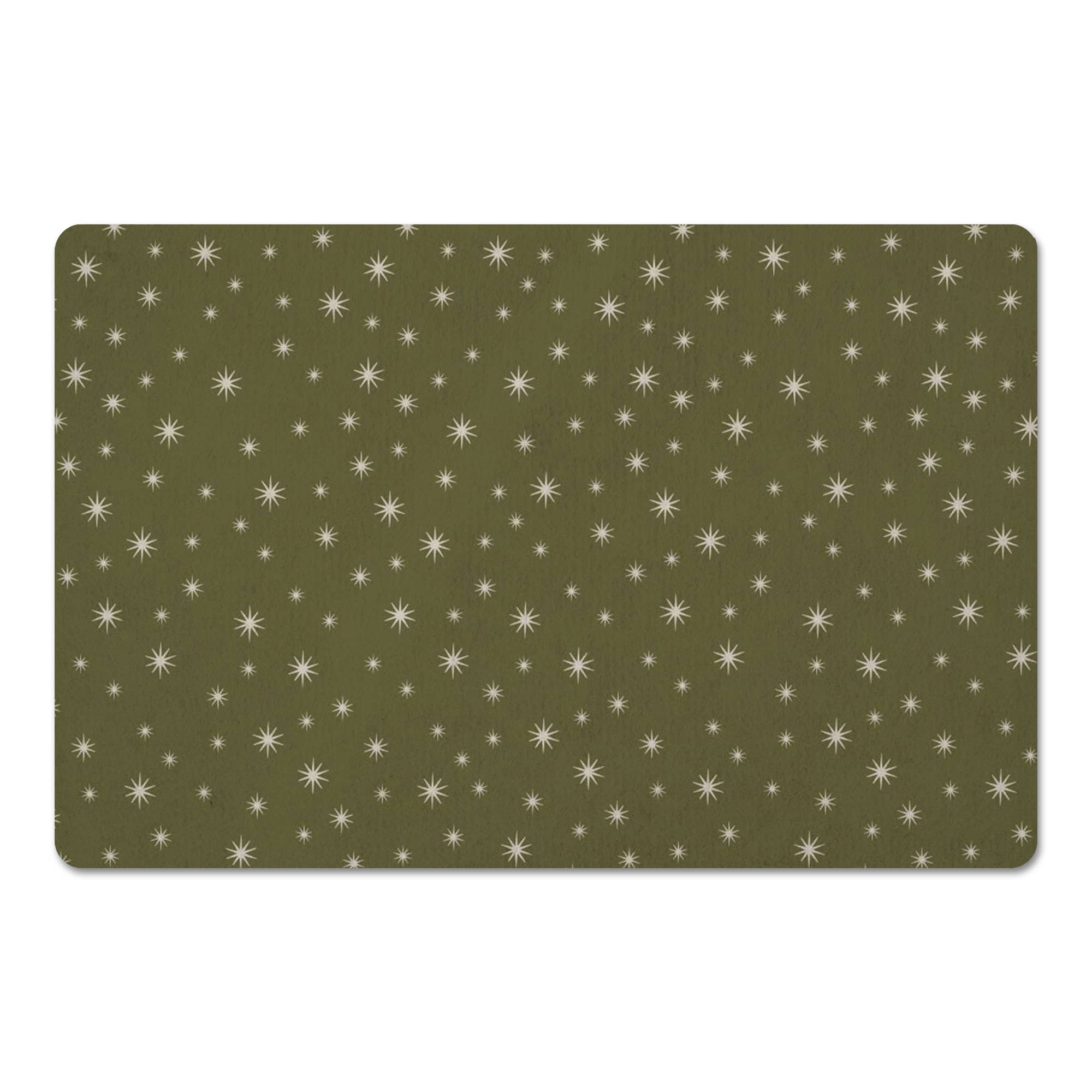 Green Twinkle Floor Mat