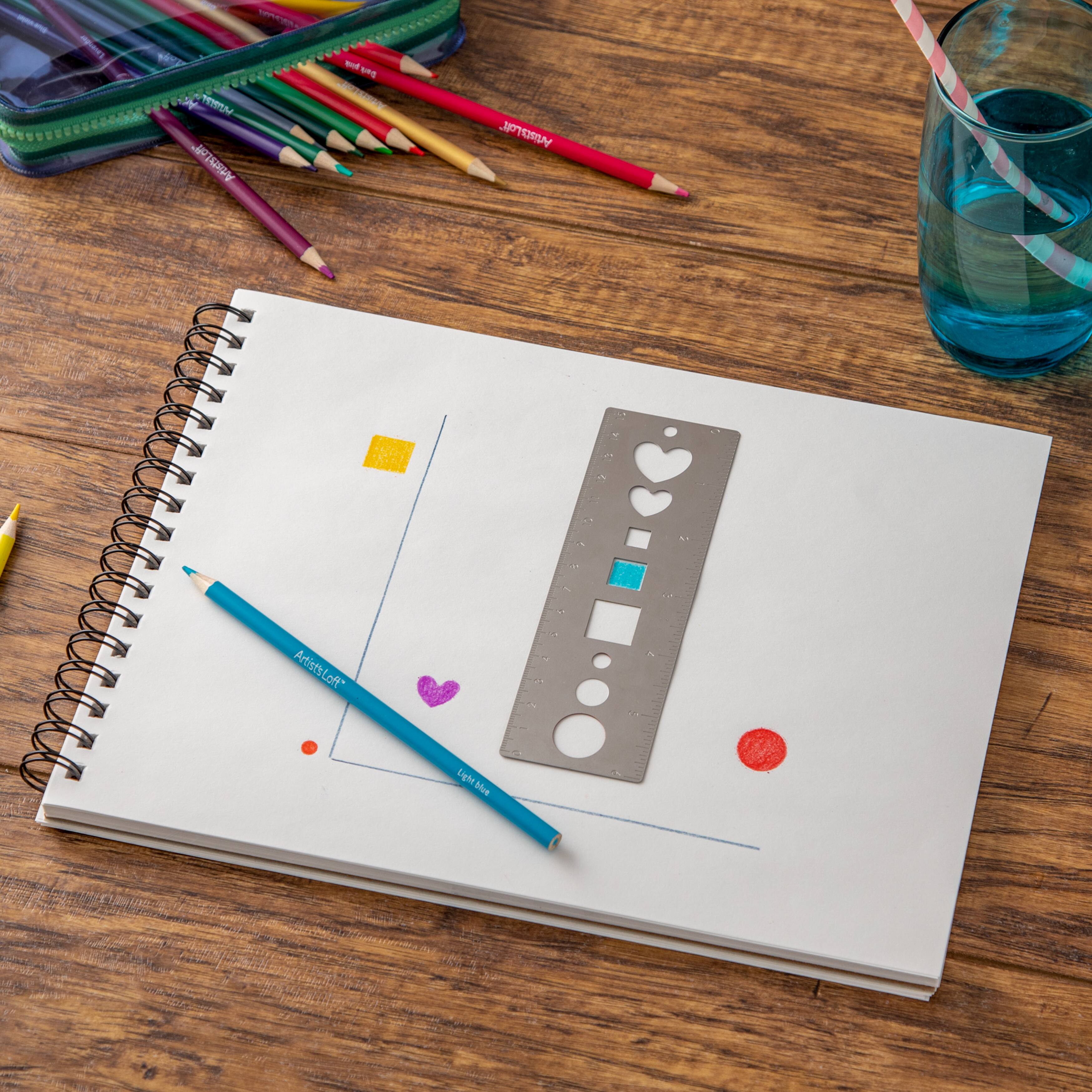 16 Pack: Silver Metal Ruler by Artist's Loft™