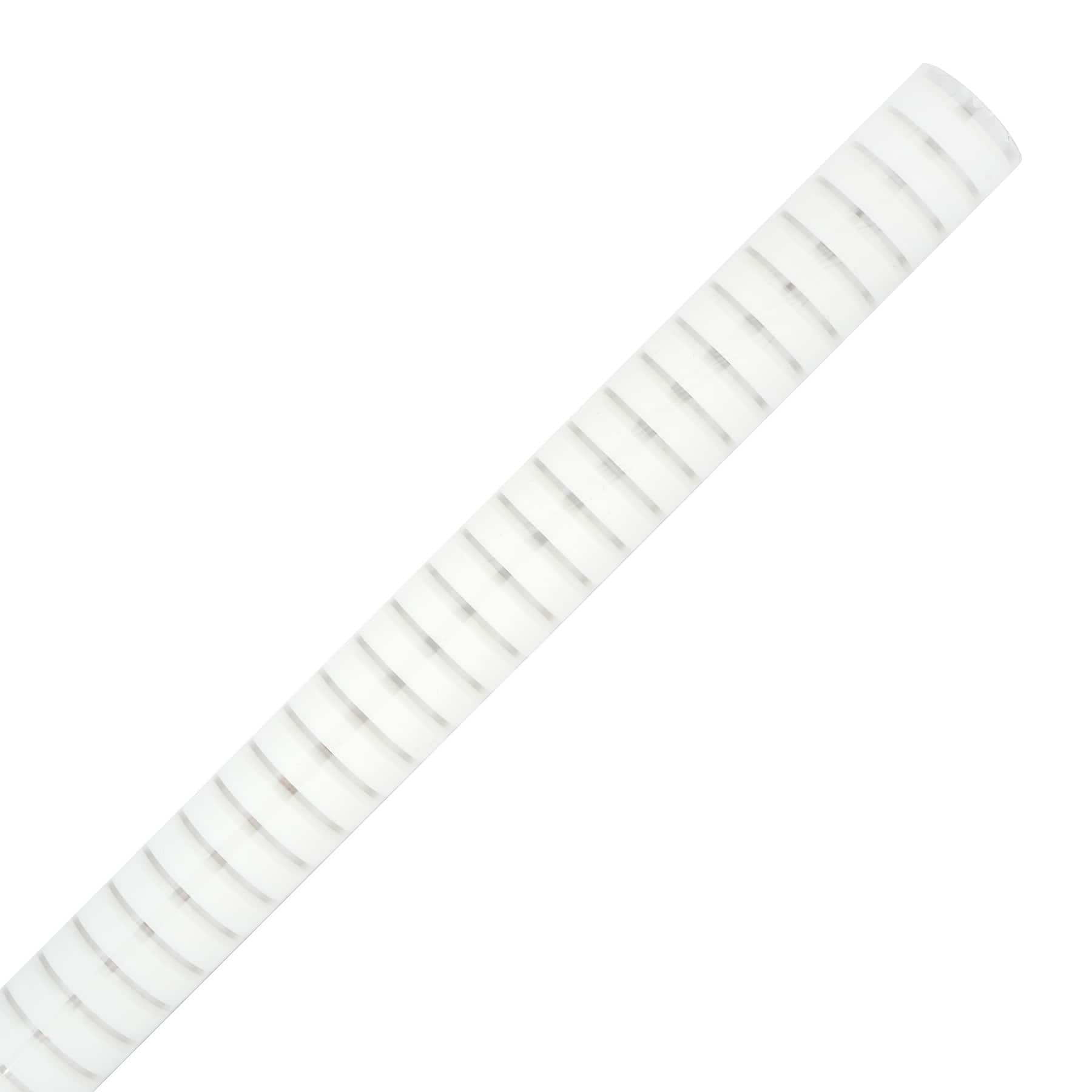 30" x 25ft. White Stripe Transparent Packaging Wrap by Celebrate It™