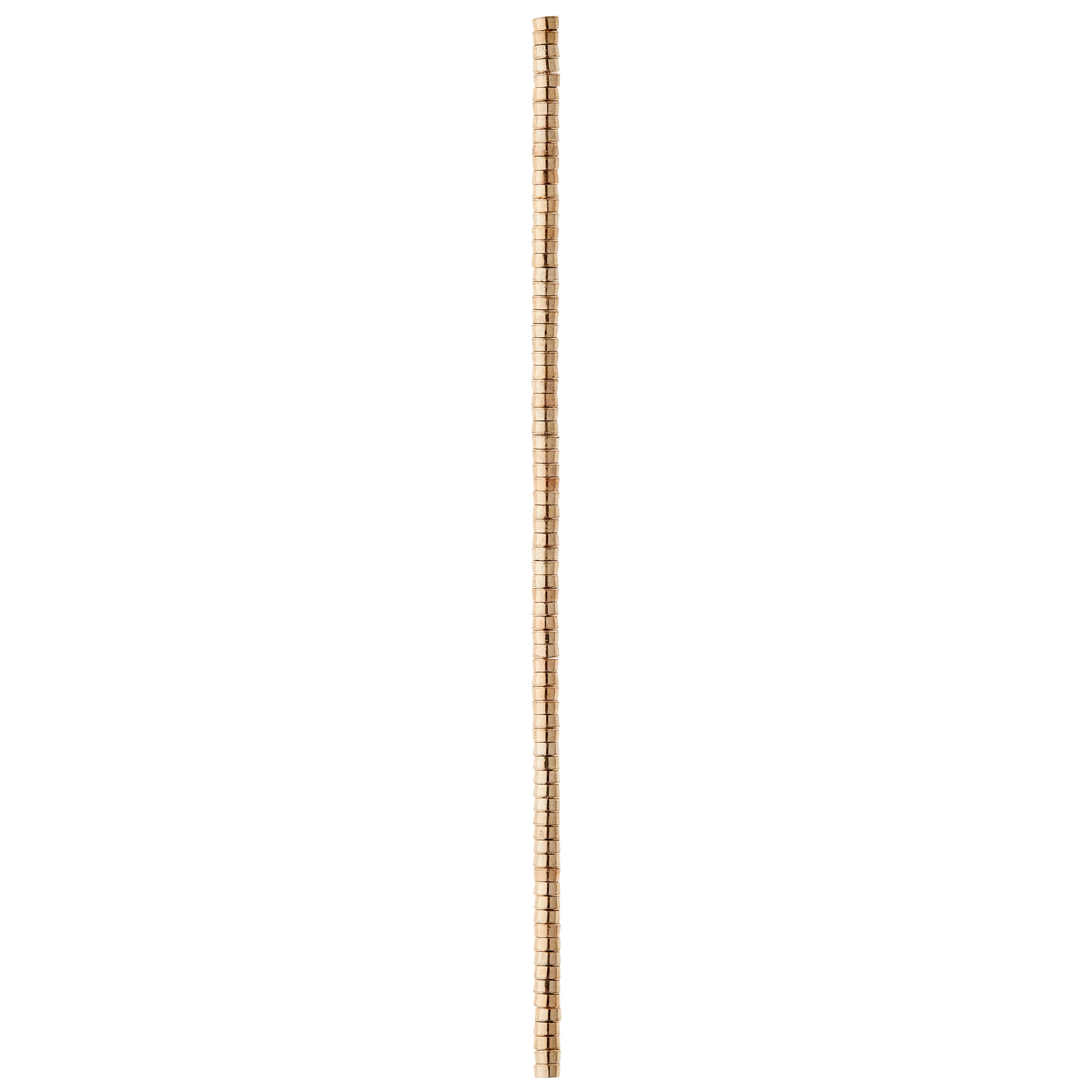 12 Pack: Rose Gold Metal Interlock Beads, 4mm by Bead Landing™