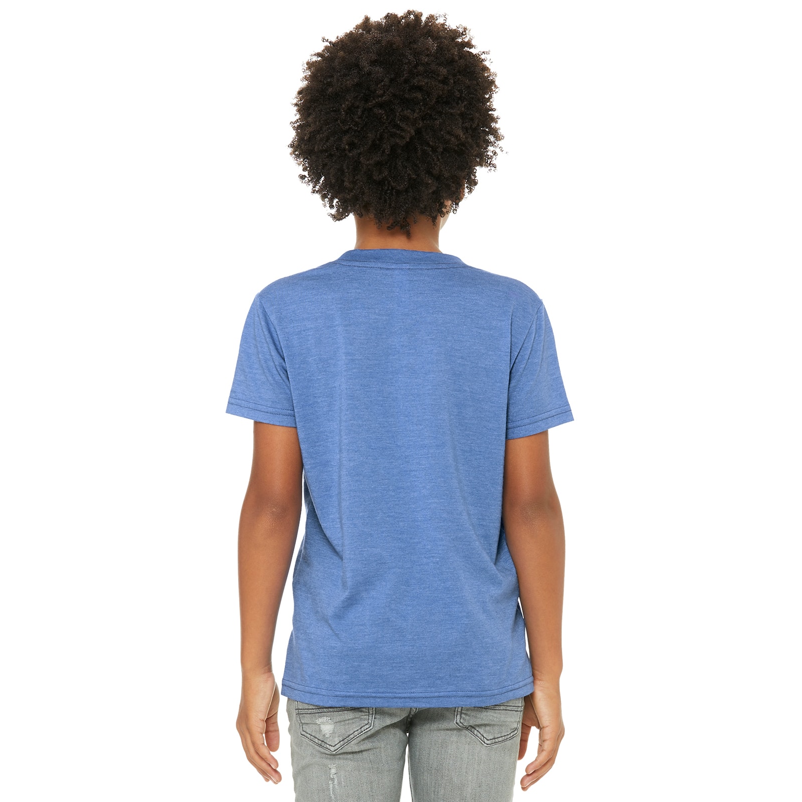 BELLA+CANVAS® Short Sleeve Heather Jersey Youth T-Shirt