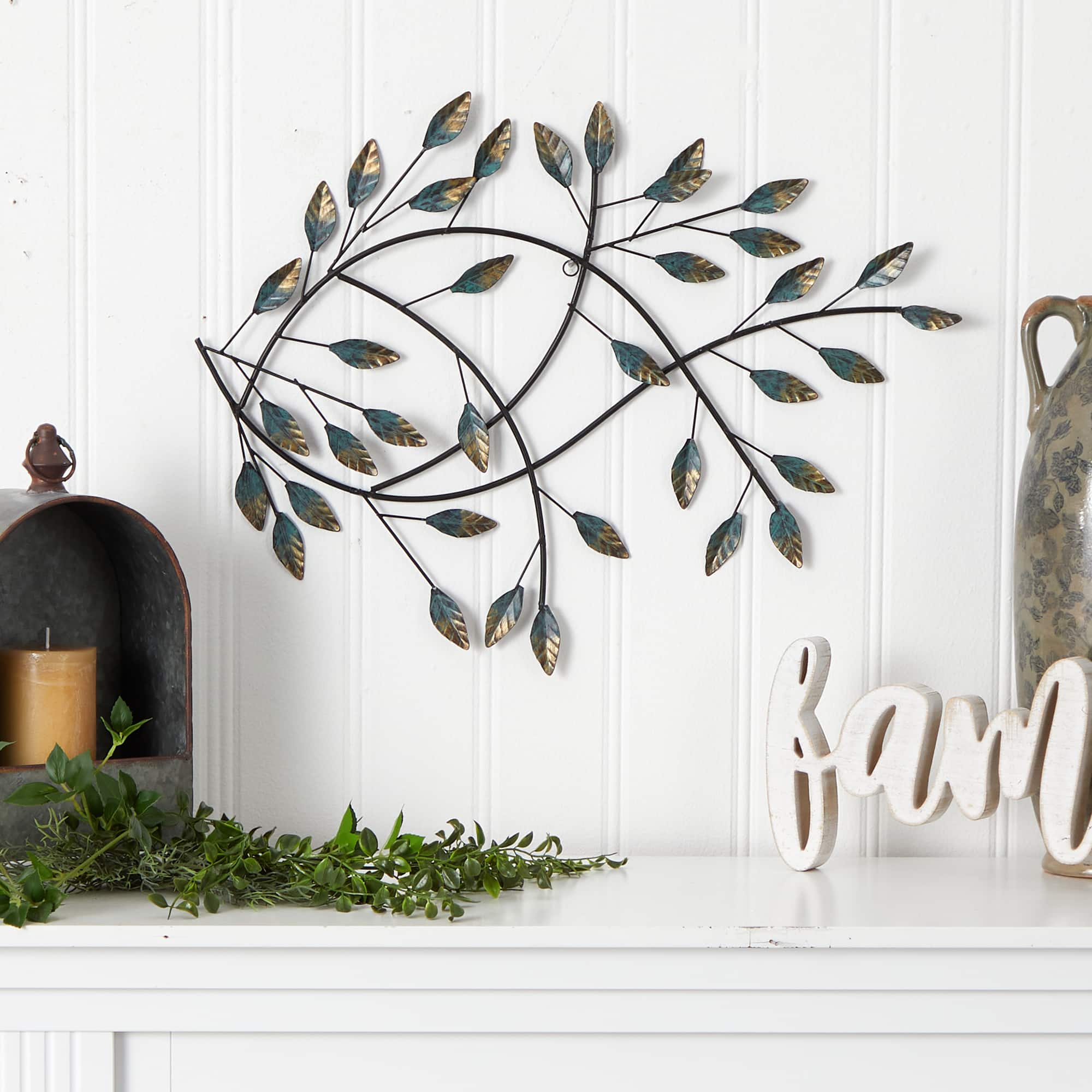 Scattered Leaves & Vine Wall Décor