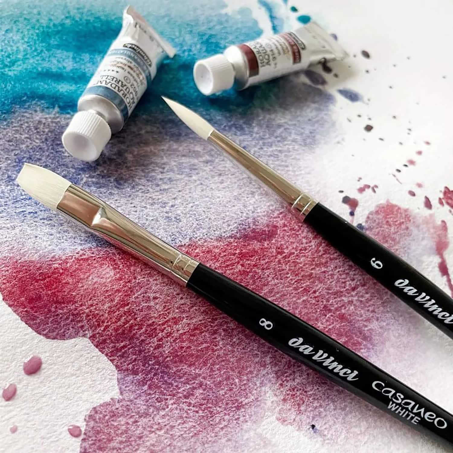da Vinci CASANEO Series 5391 2 Piece Synthetic Brush Set