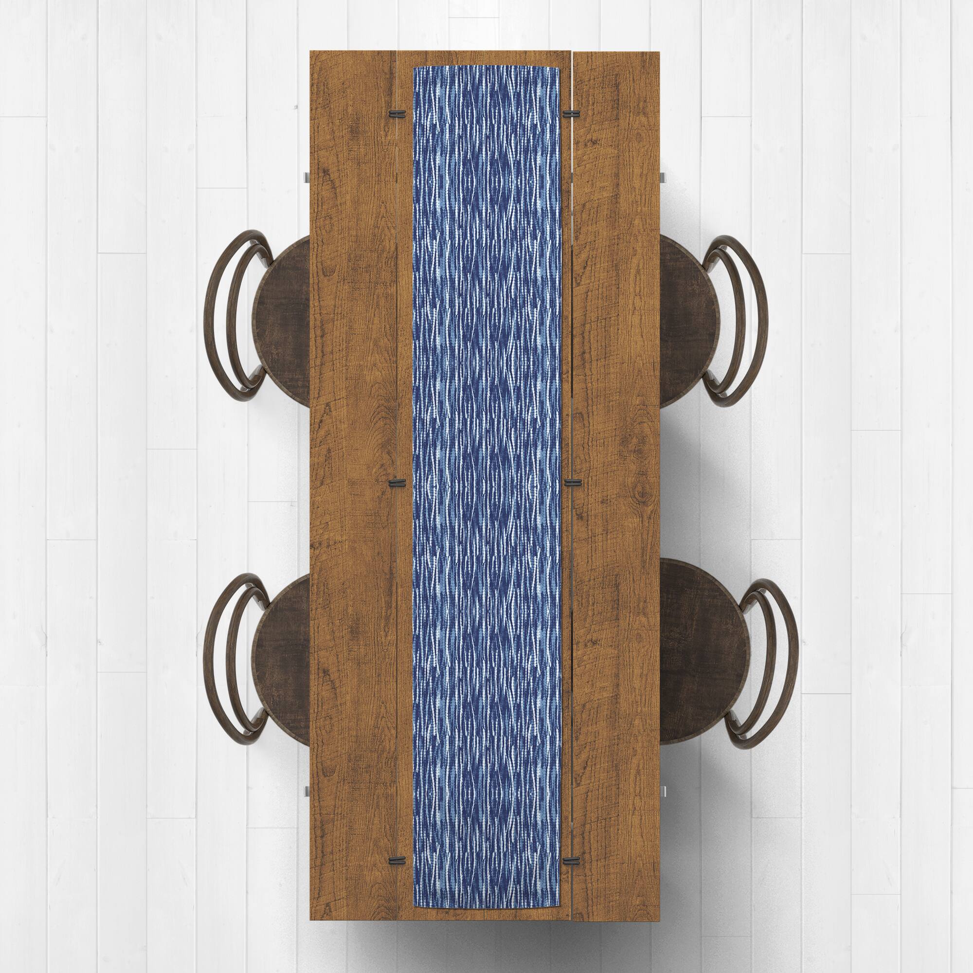 Indigo Reeds Twill Table Runner
