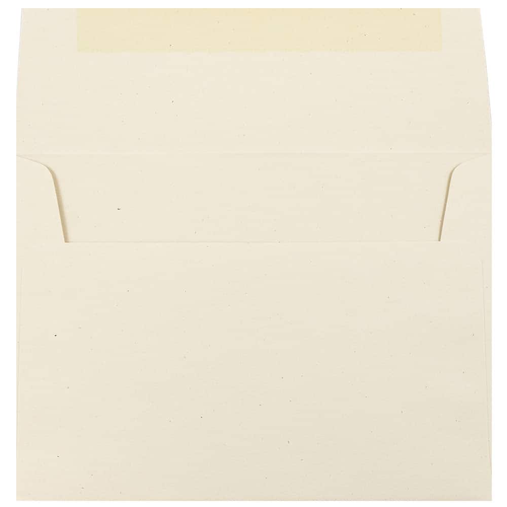 JAM Paper Genesis Husk A8 Recycled Invitation Envelopes, 50ct.
