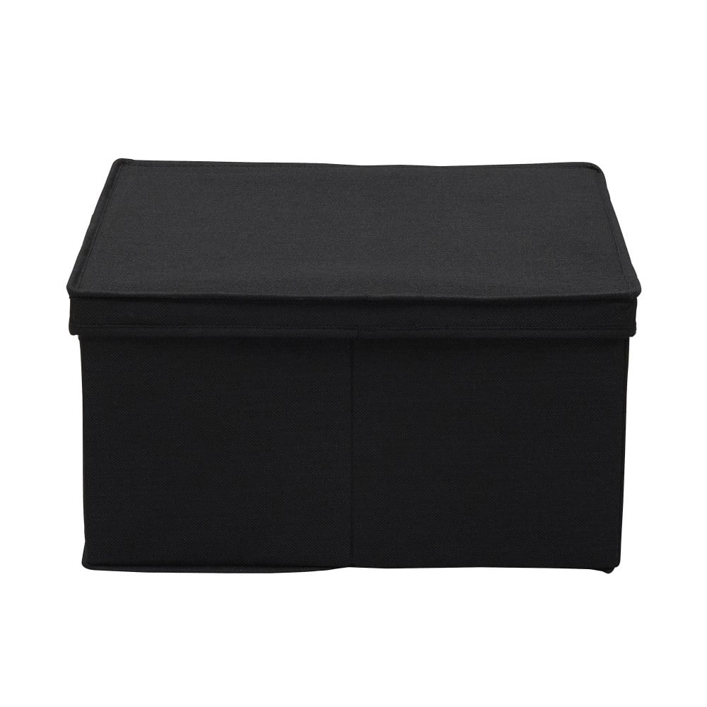 Household Essentials Fabric Storage Bin with Lid, 2ct.