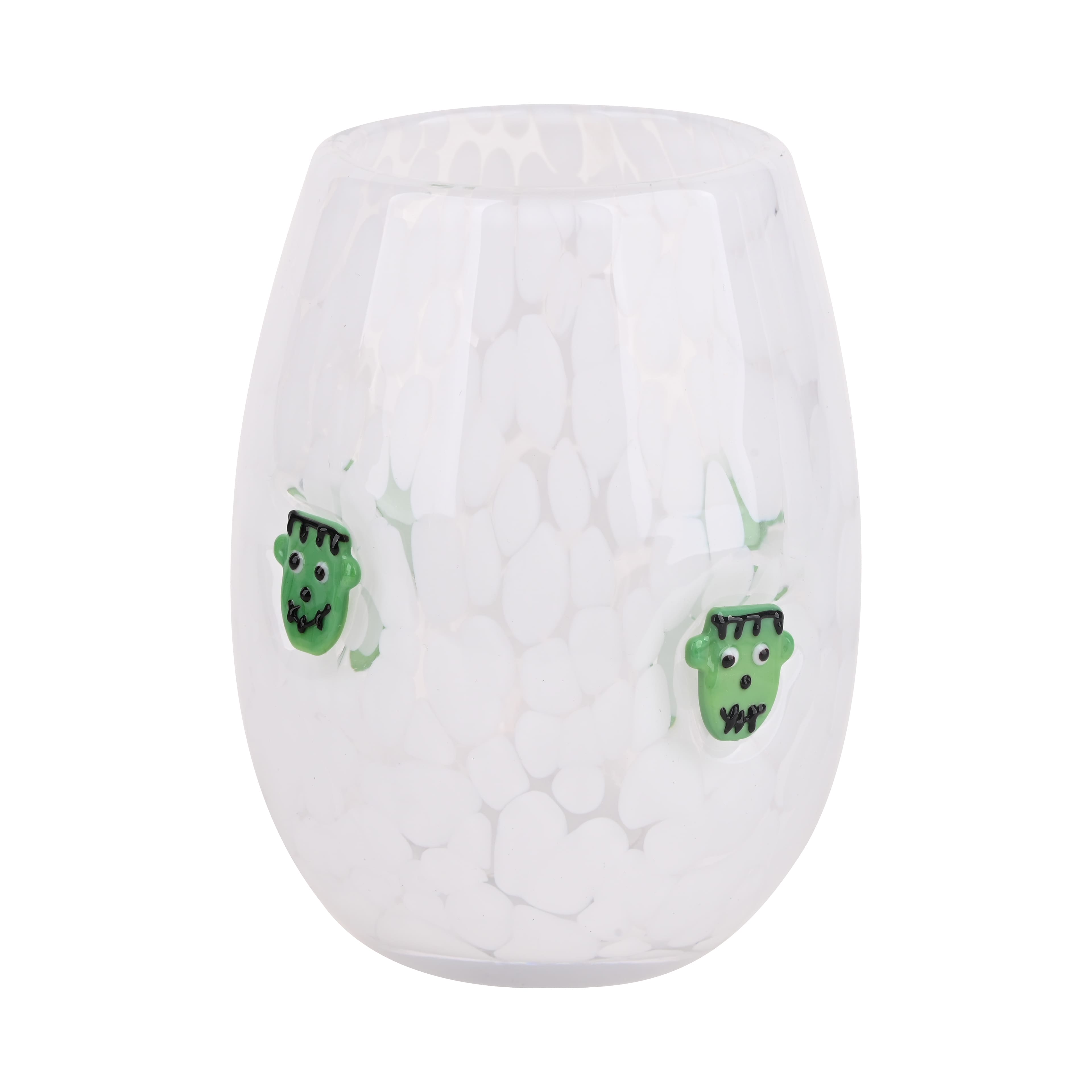 16oz. Confetti Frankenstein Icon Stemless Wine Glass by Celebrate It™