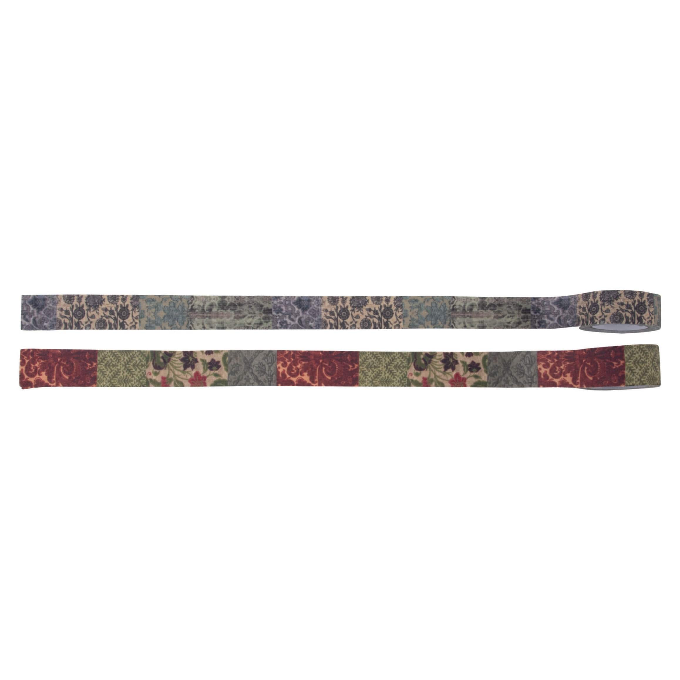 Tim Holtz® Idea-Ology® Patchwork Linen Tape, 2ct.