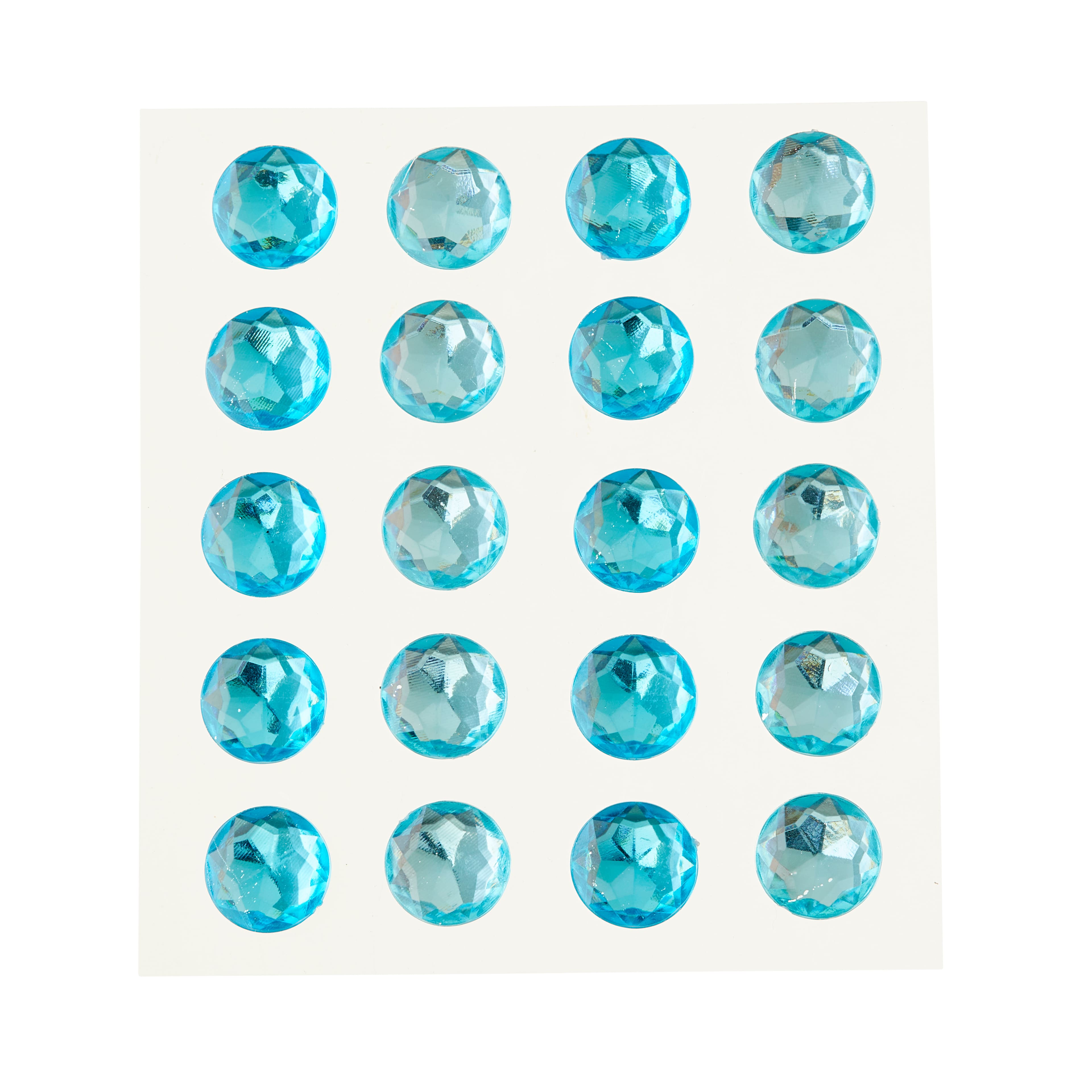 12 Packs: 20 ct. (240 total) Blue Combo Rhinestone Stickers by Recollections™