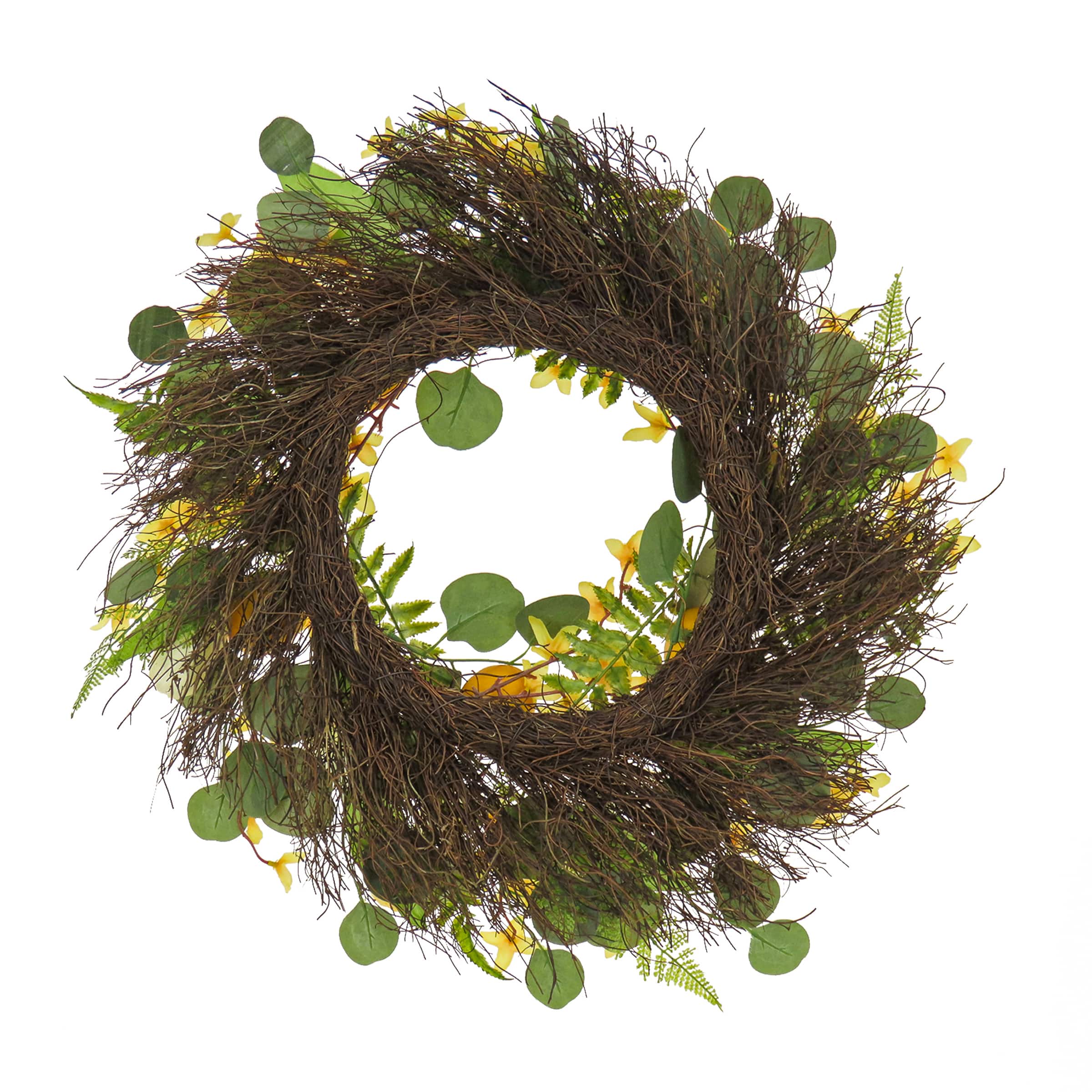 22" Lemon & Tulip Wreath
