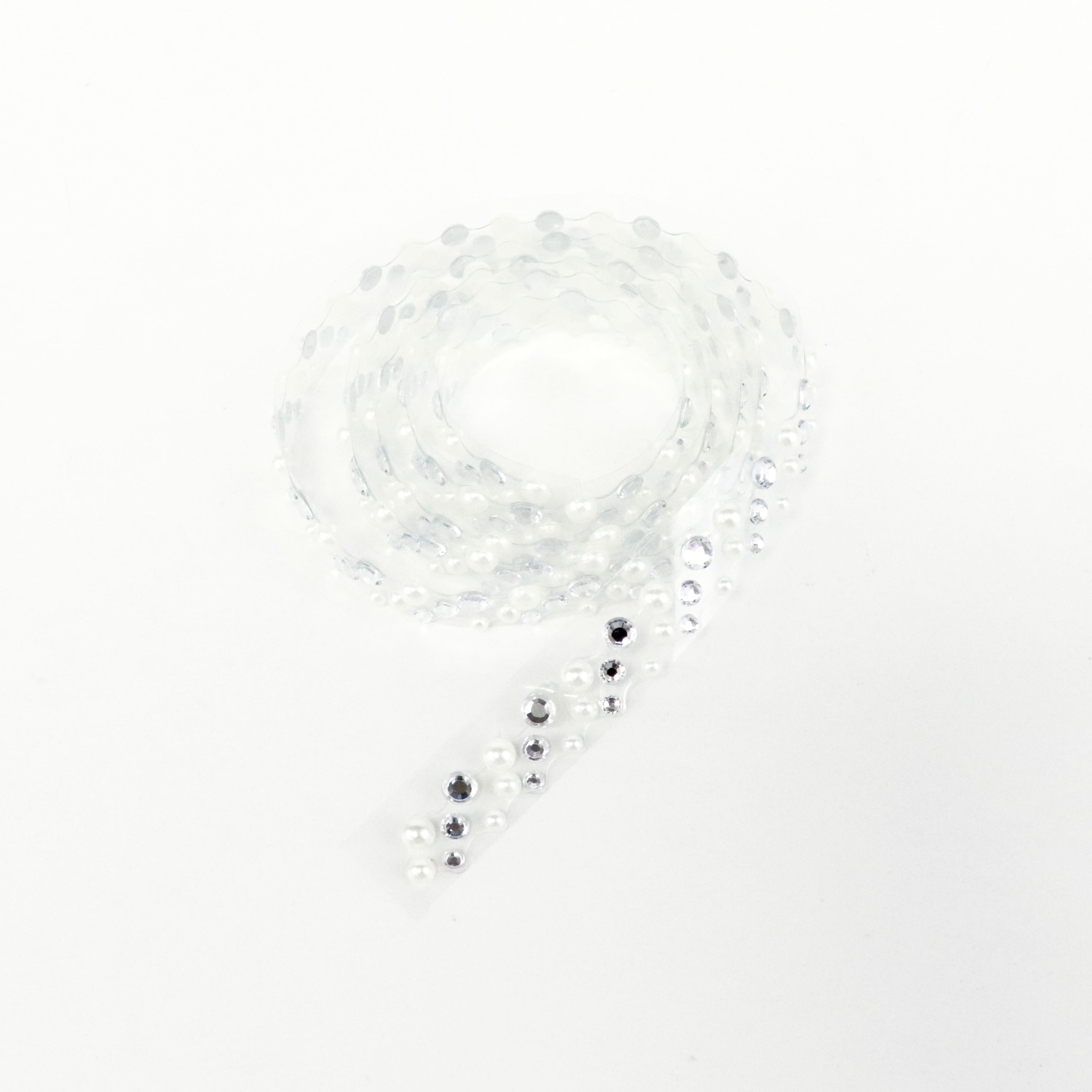 1yd. Pearl & Rhinestone Graduation Cap Bling Stickers by Recollections™