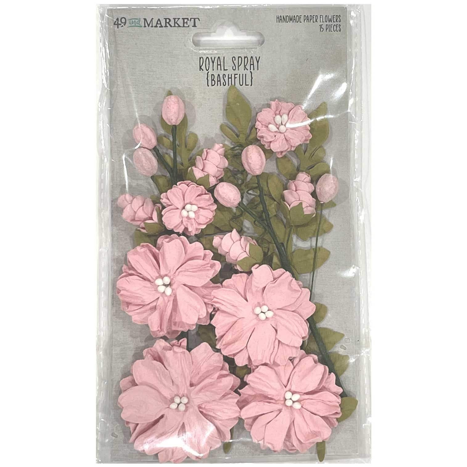49 And Market Royal Spray Bashful Paper Flowers