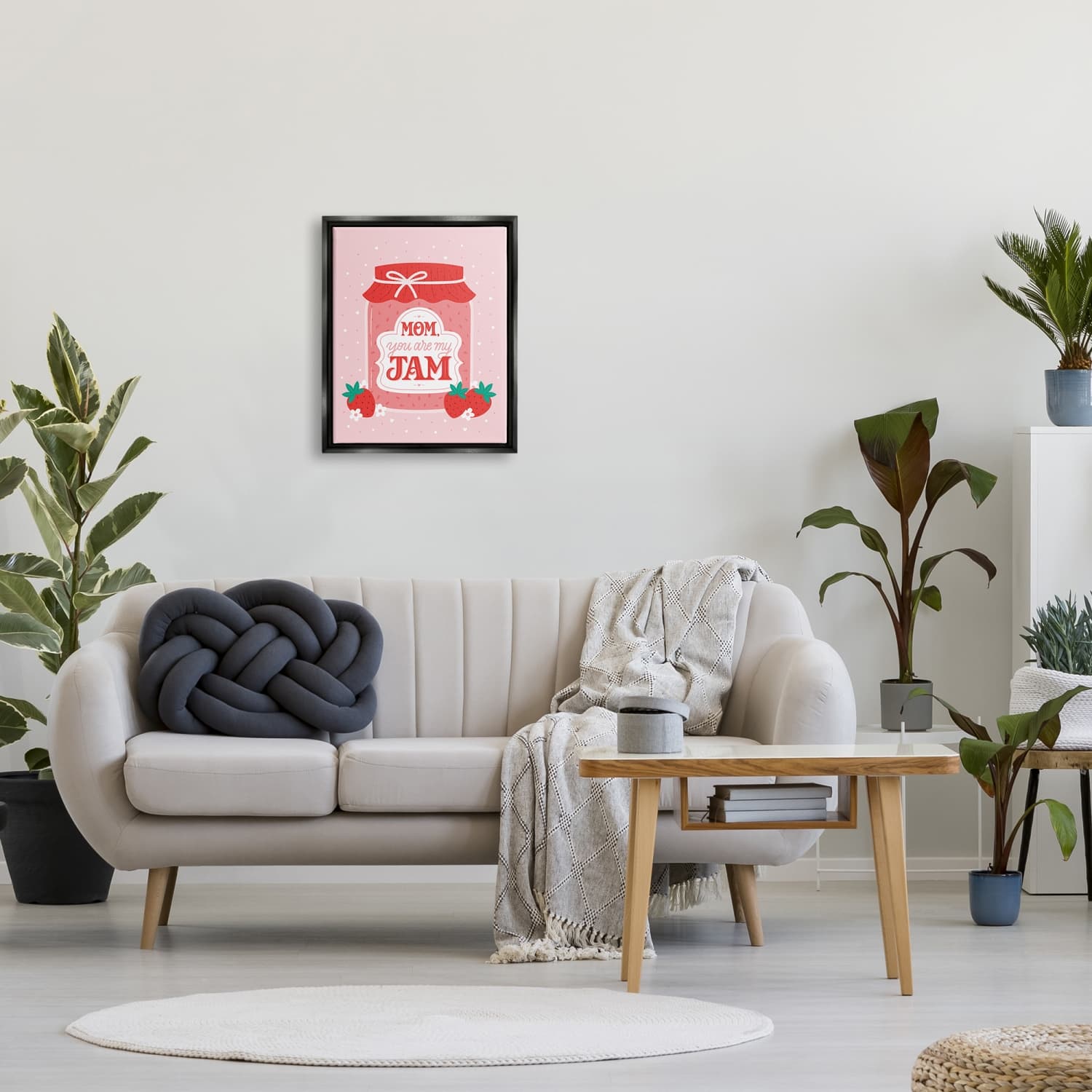 Stupell Industries Mom You Are My Jam Phrase Floater Framed Art