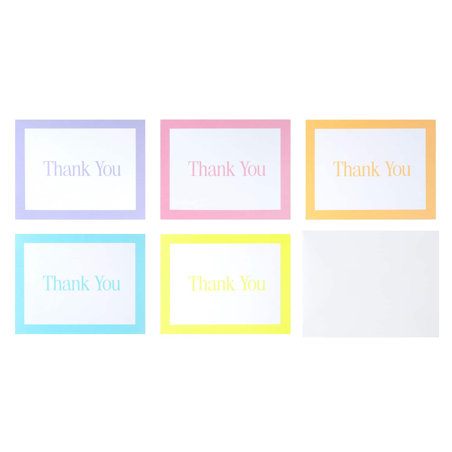 4.25" x 5.5" Thank You Card & Envelope Sets, 50ct. by Recollections™