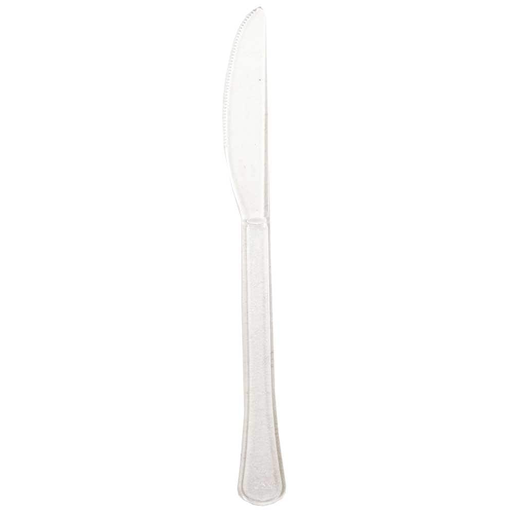 JAM Paper Clear Premium Plastic Knives, 20ct.