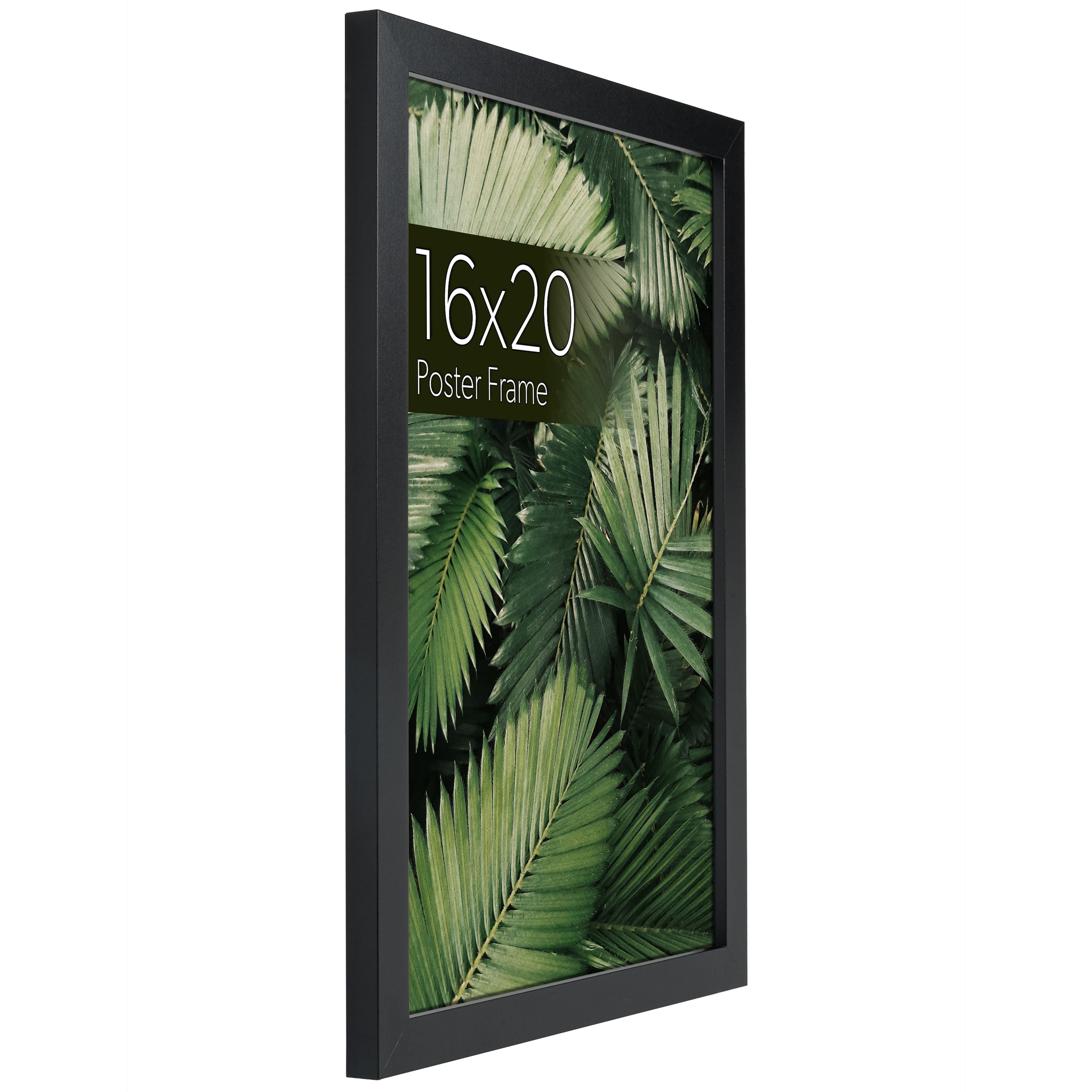 WallsThatSpeak Vertically or Horizontally Hanging Black Picture Frame, 6ct.