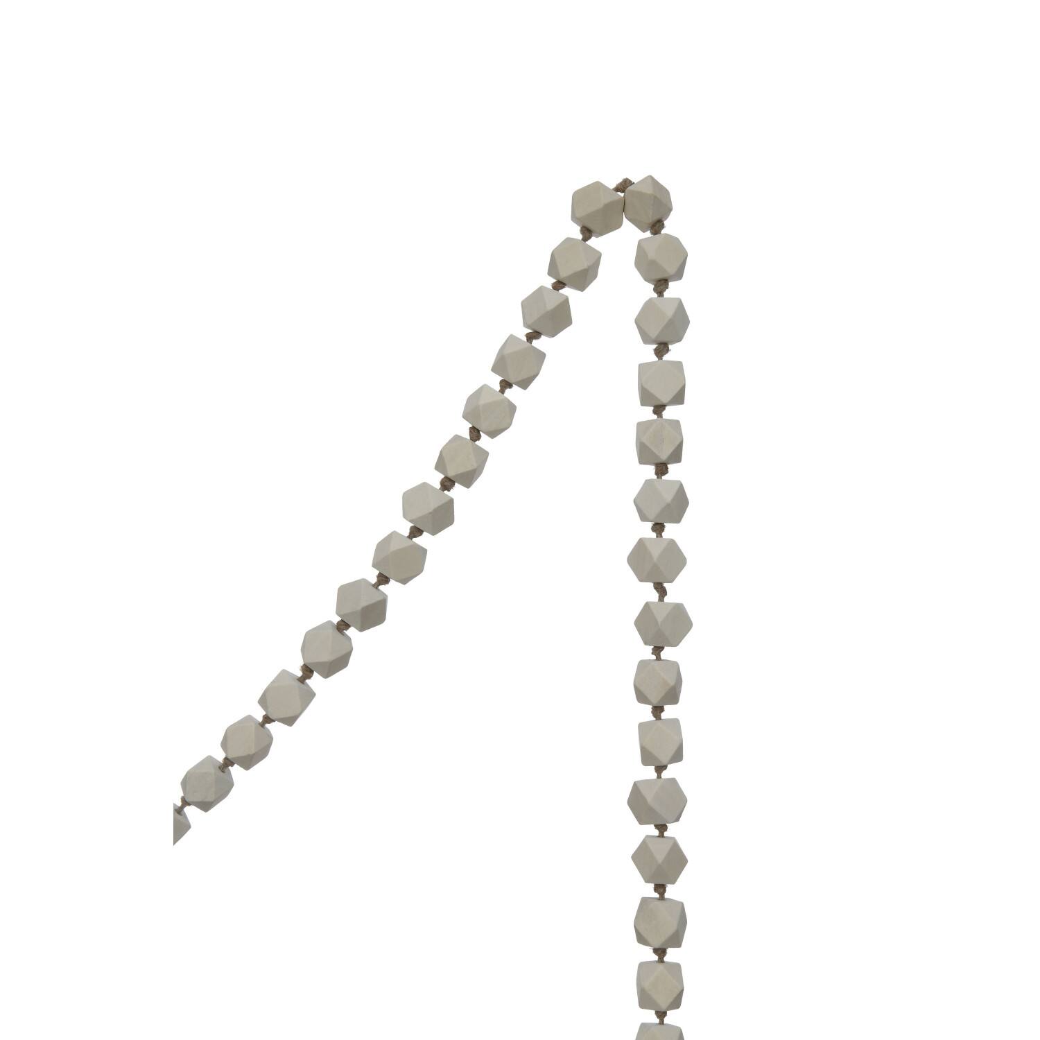 Hello Honey® 6ft. Wood Bead Garland