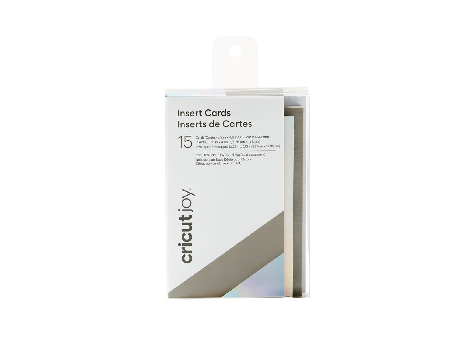 Cricut Joy™ Insert Cards Small, Gray & Silver Holographic