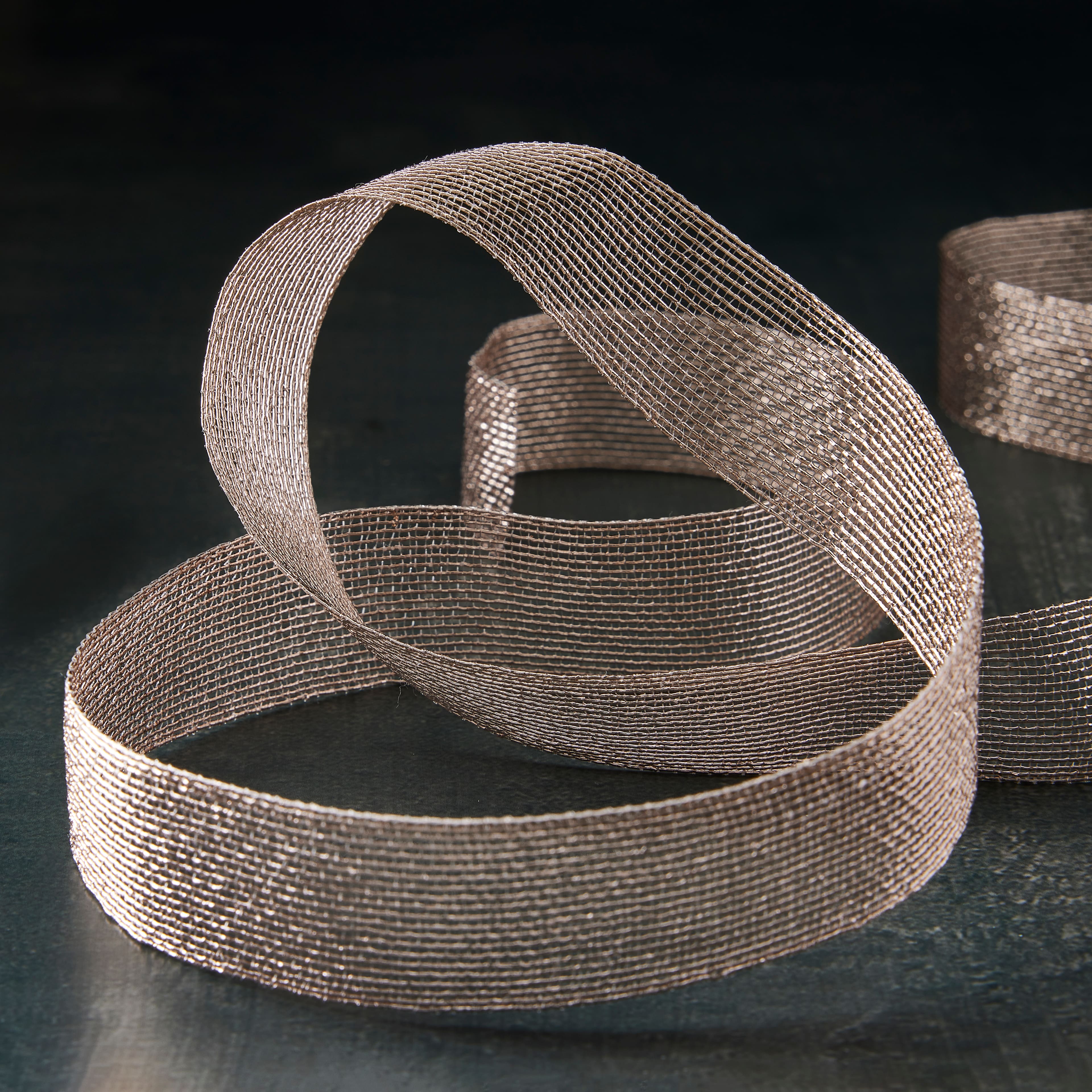 12 Pack: 1" x 5yd. Metallic Mesh by Celebrate It®