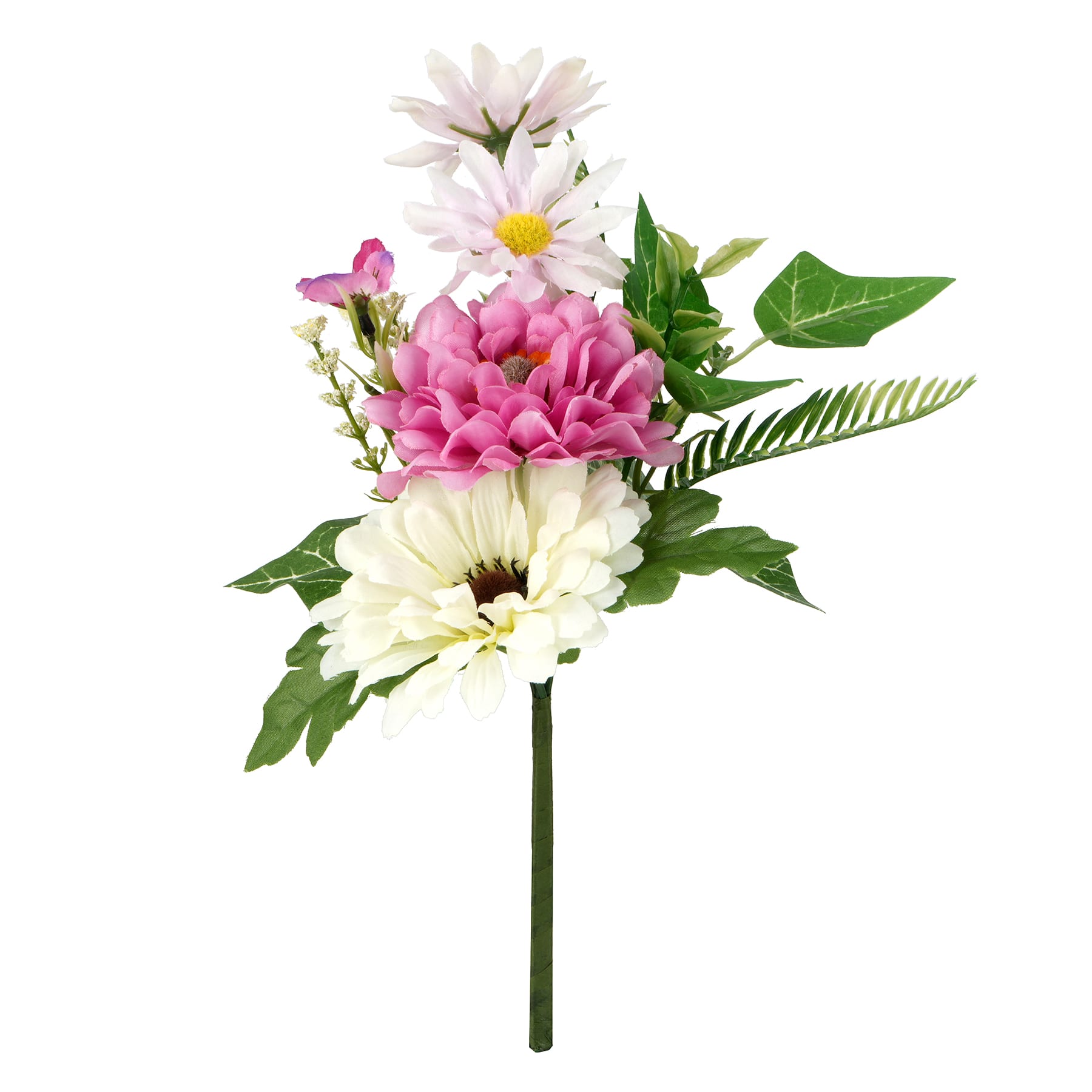 11" Cream & Pink Zinnia & Daisy Mix Pick by Ashland®
