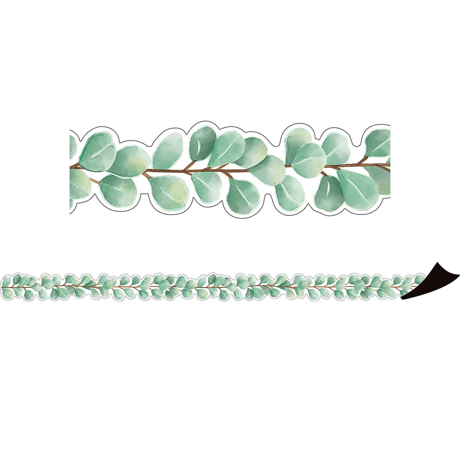 Teacher Created Resources Eucalyptus Die-Cut Magnetic Border, 48ft.