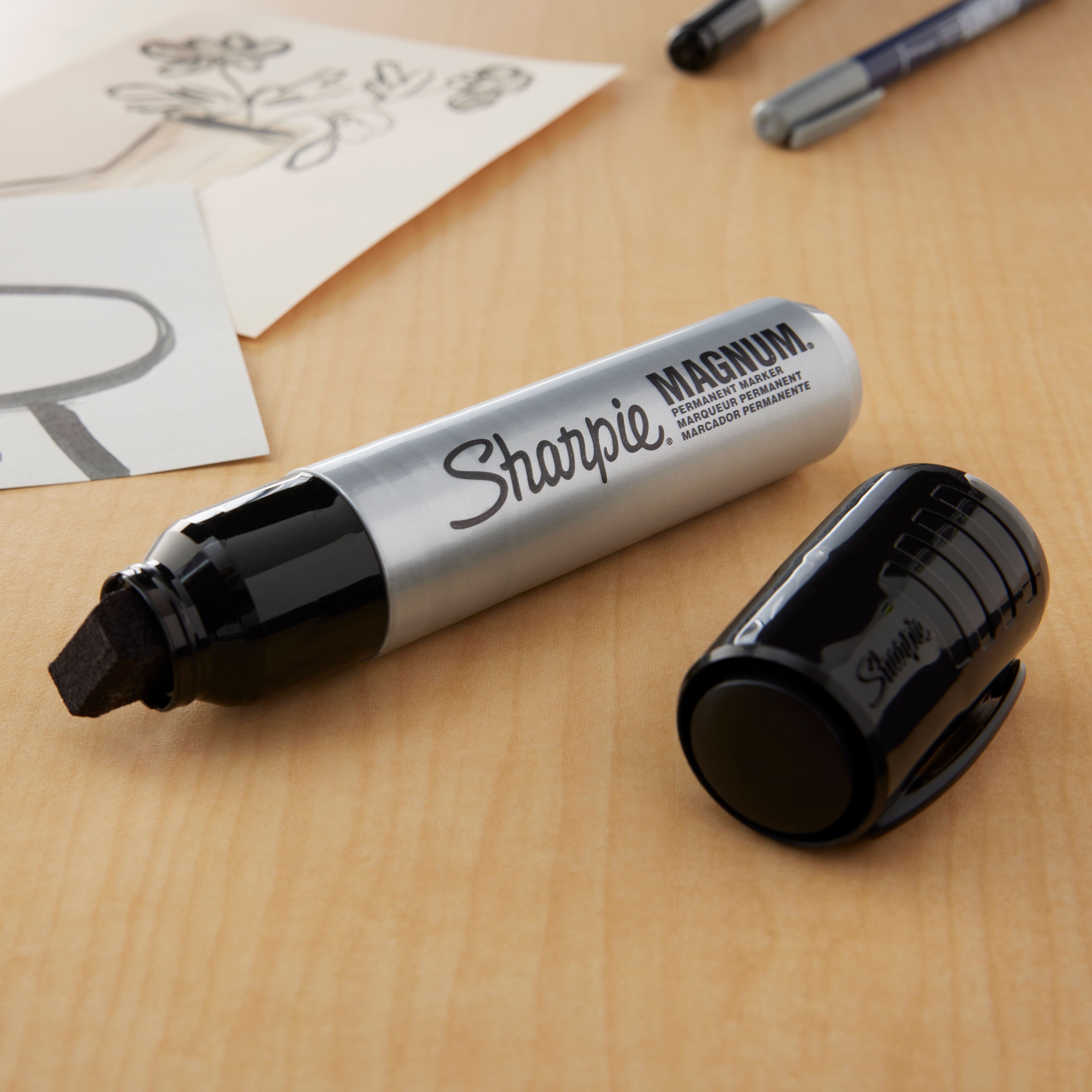 6 Pack: Sharpie® Magnum® Black Extra Large Chisel Marker