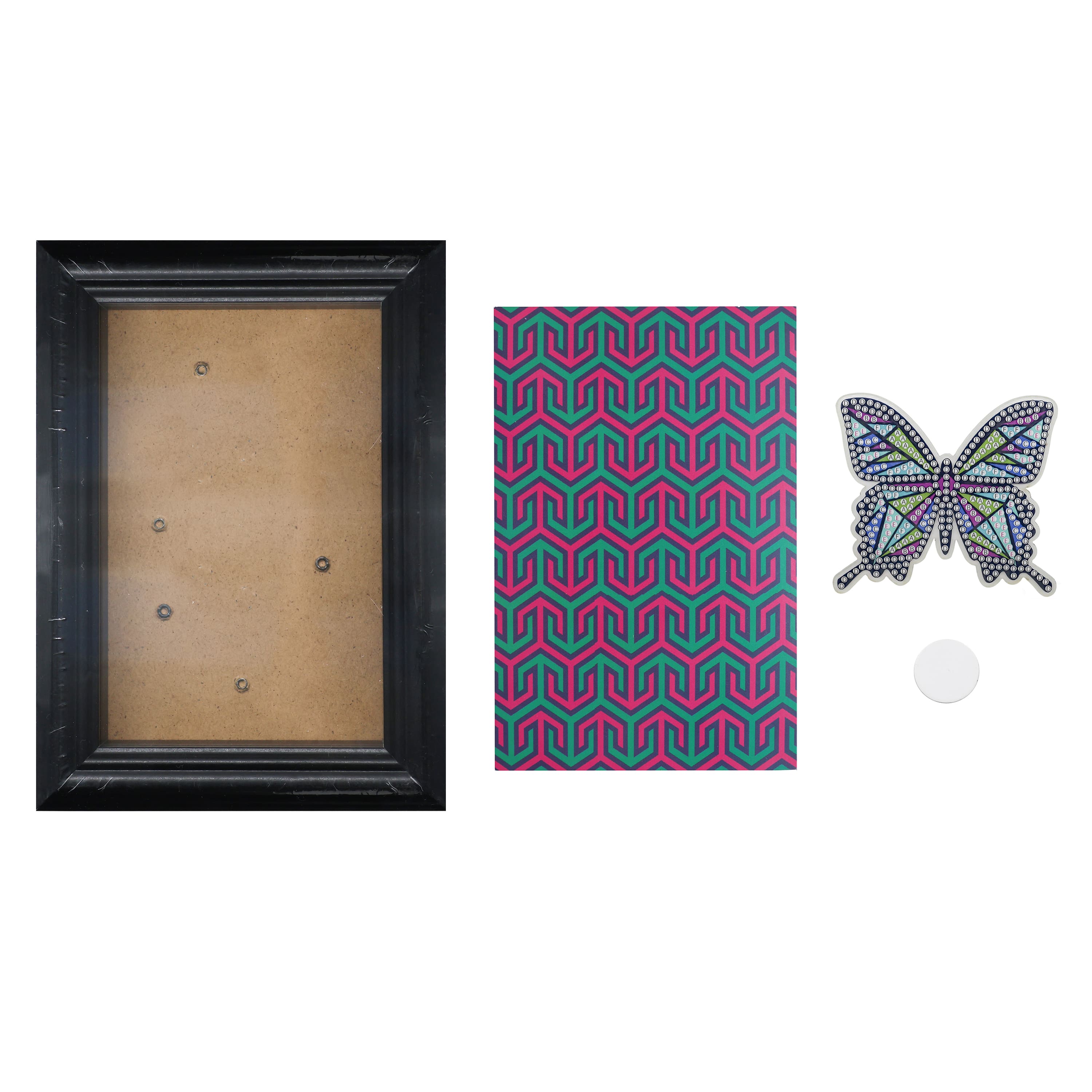 Jonathan Adler x Michaels 4" x 6" Butterfly Diamond Art Frame Kit