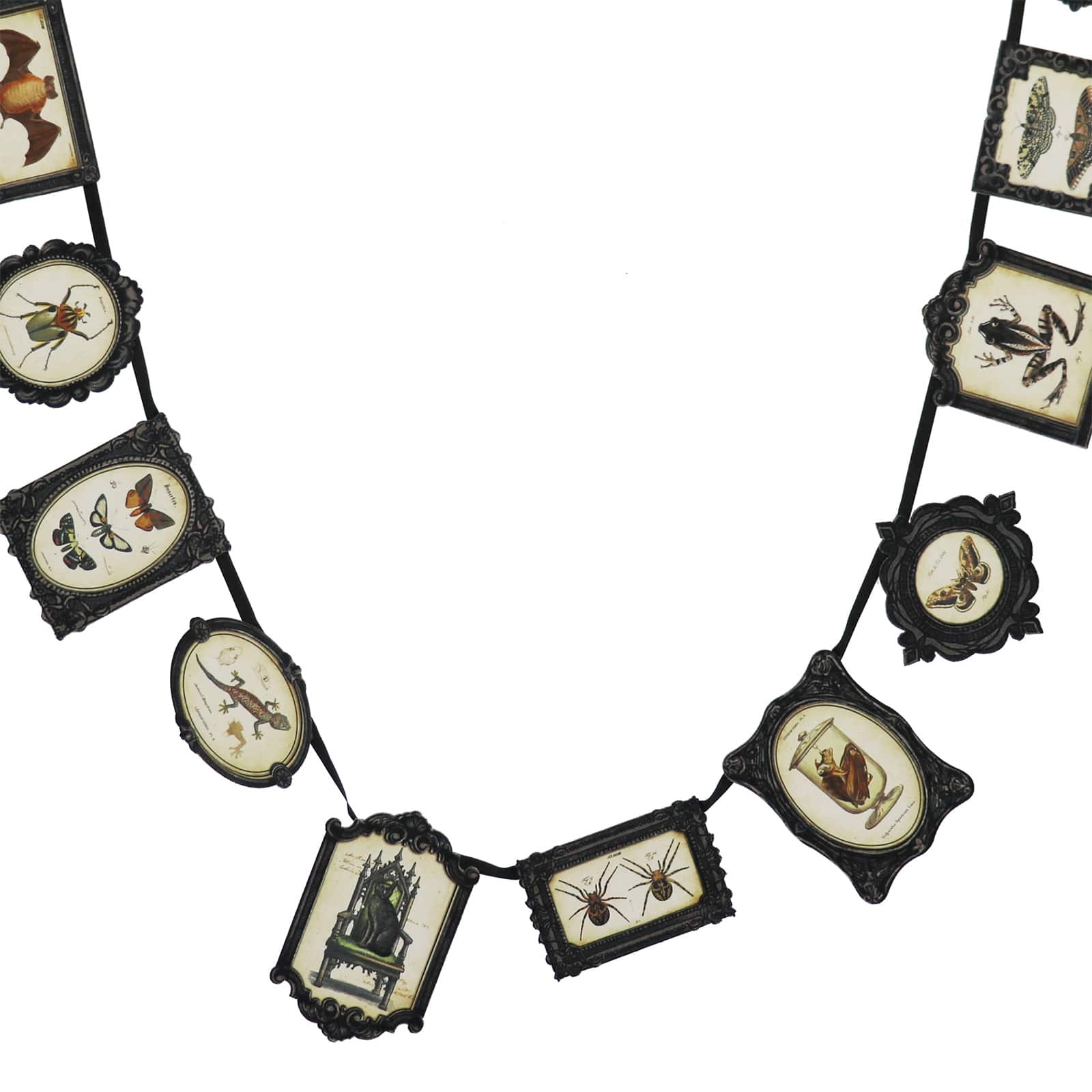 6ft. Ornate Fabric Frame Moth & Critter Garland by Ashland®