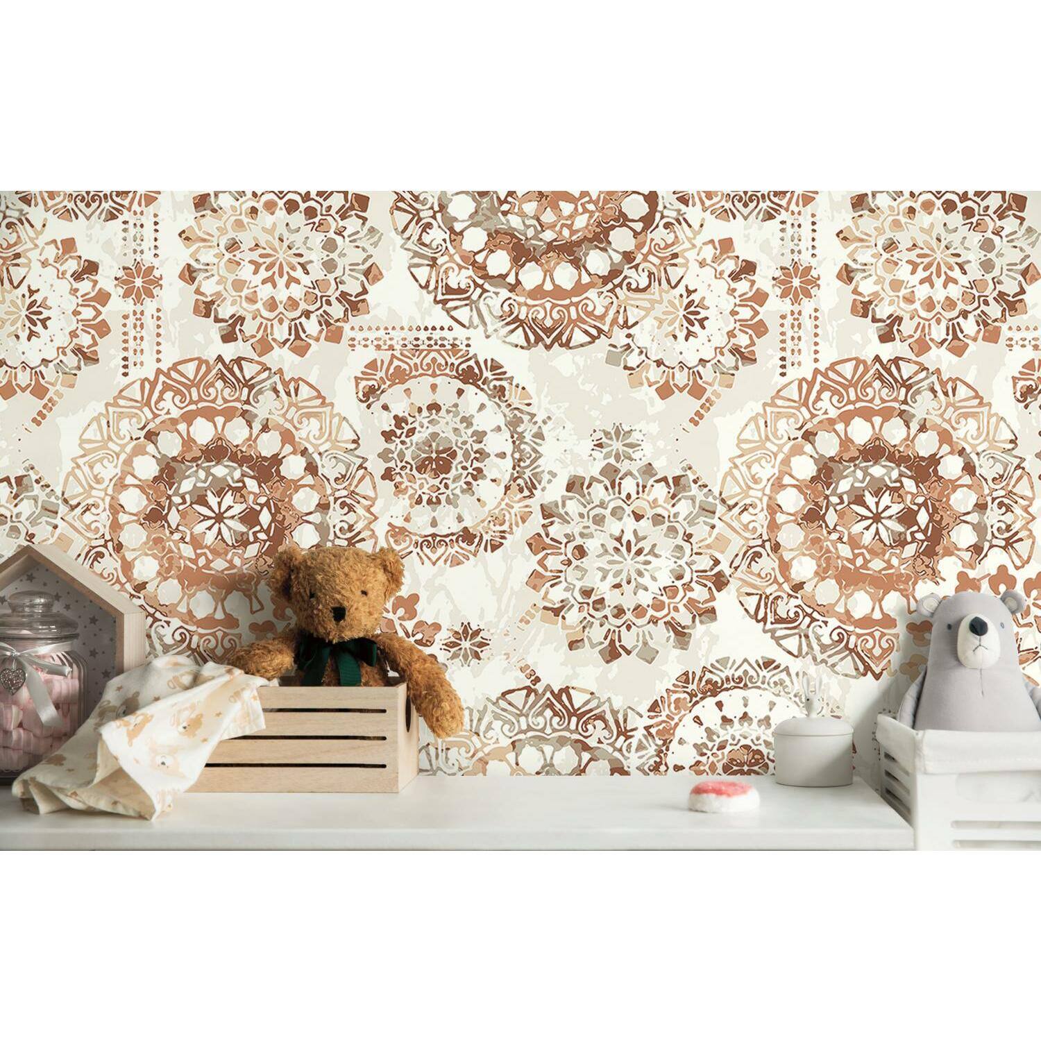 RoomMates Bohemian Medallion Peel & Stick Wallpaper