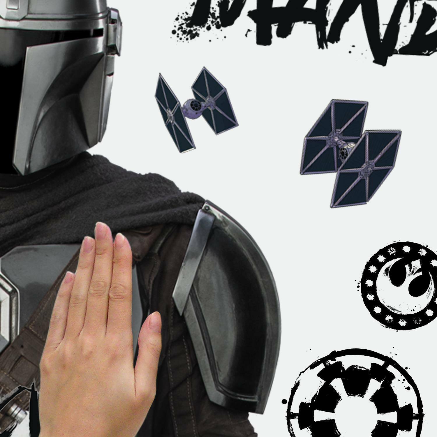 RoomMates Star Wars The Mandalorian In Beskar Peel & Stick Giant Wall Decal