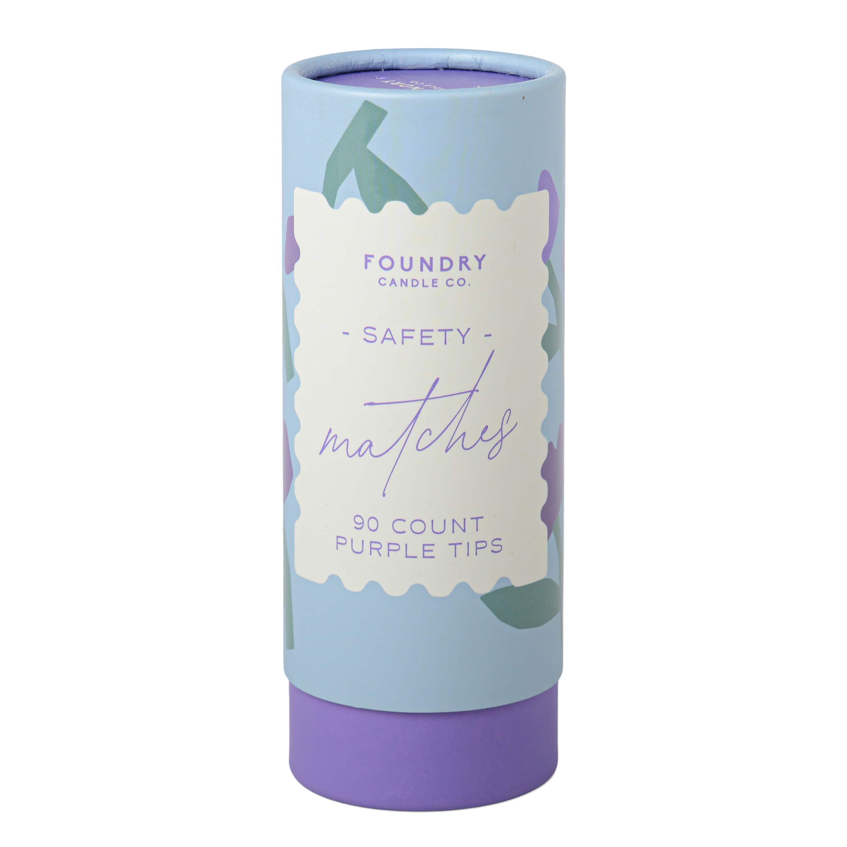 Foundry Candle Co. Purple Tip Safety Matches