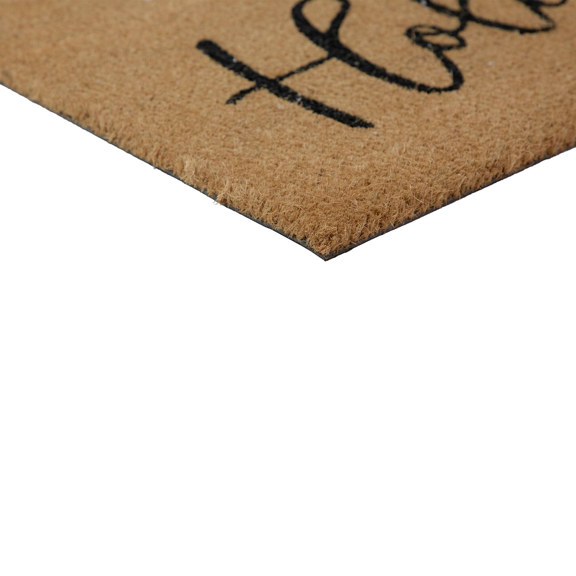 30" Happy Holidays Natural Coir Christmas Doormat