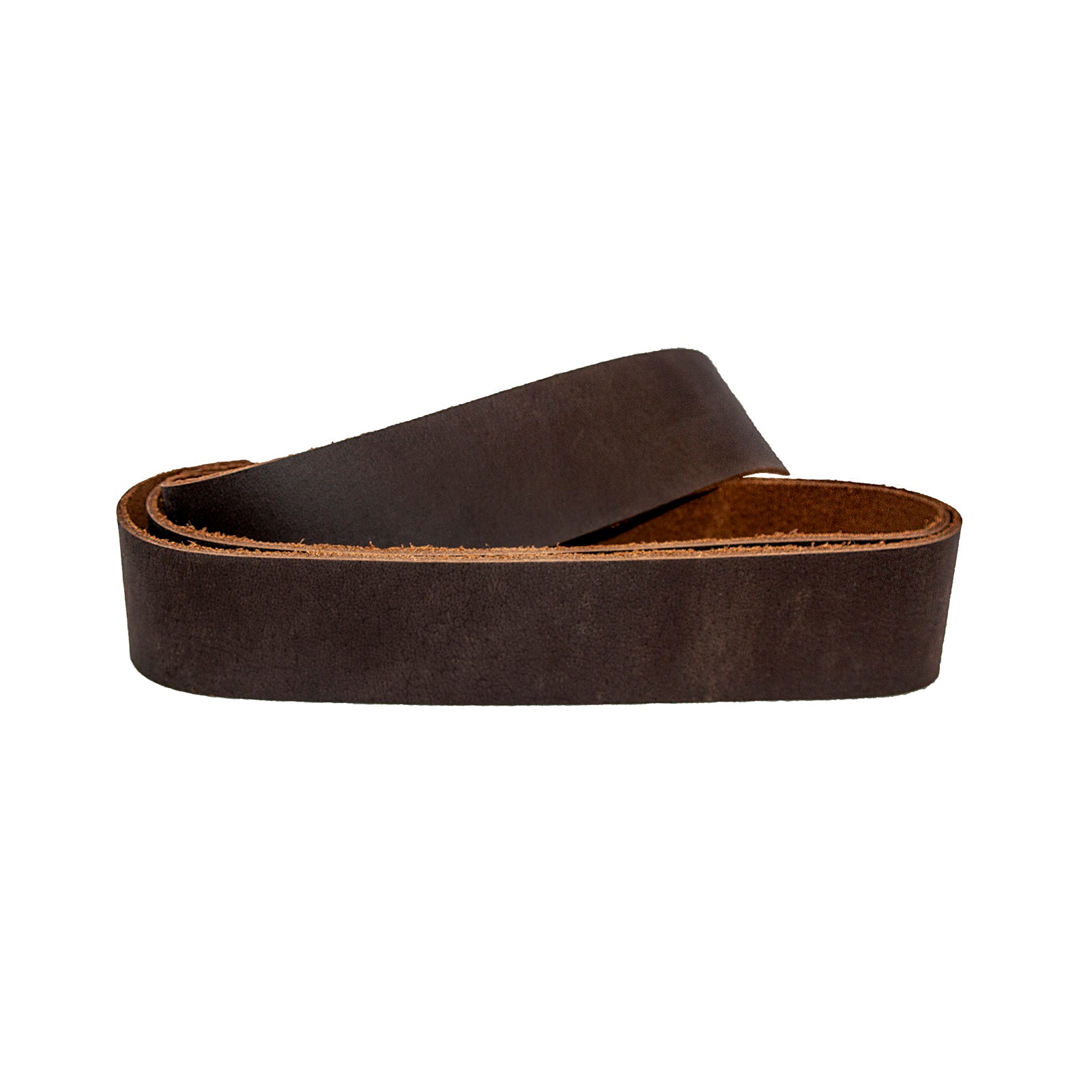 Brown Leather Belt Strap by ArtMinds™