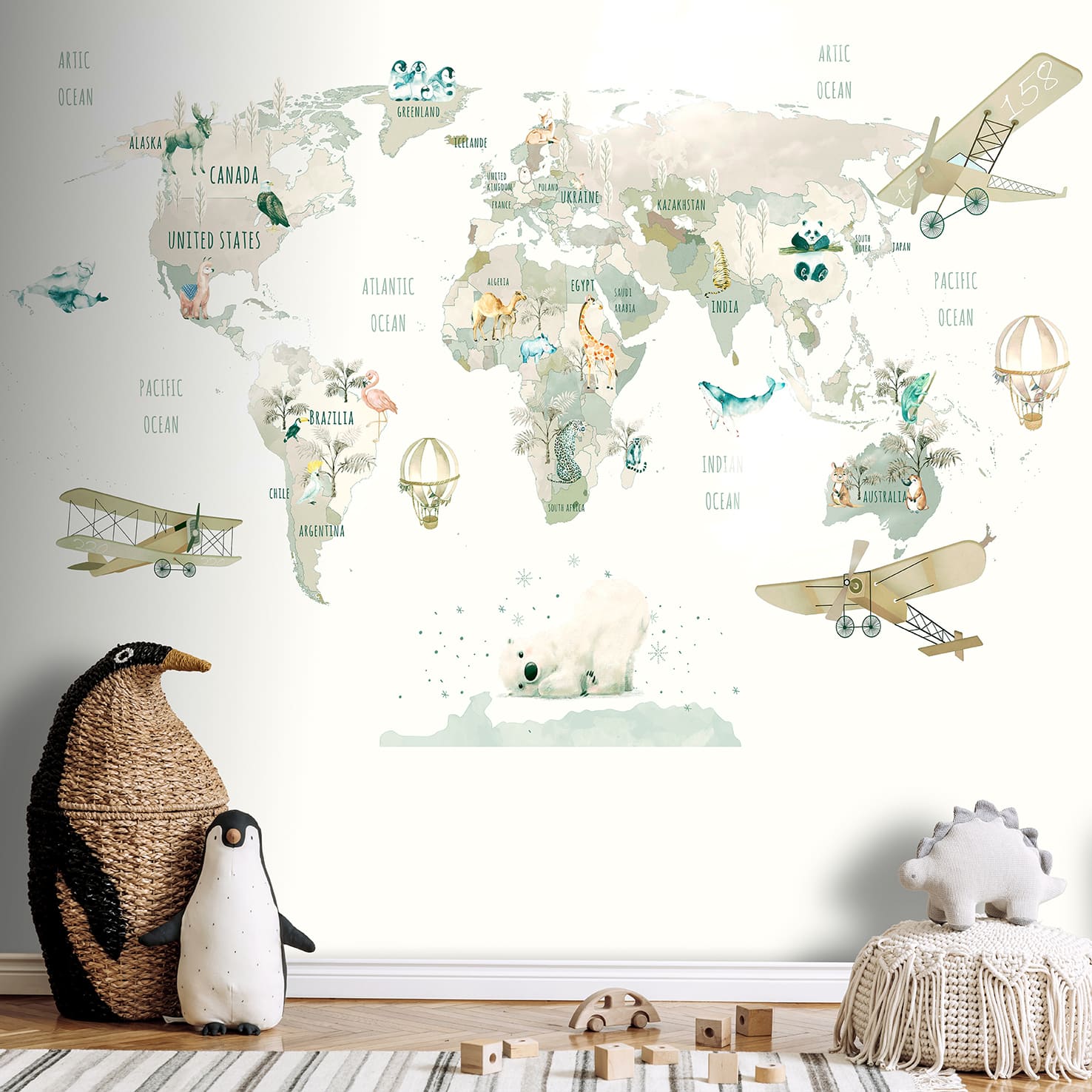 Designs Direct Oh The Places We Will Go Wall Mural