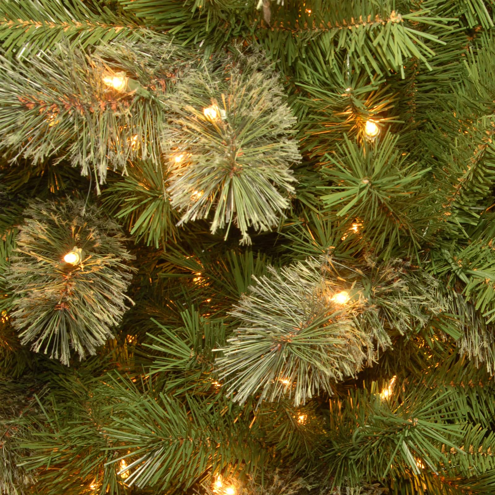 7.5 ft. Pre-Lit Tacoma Pine Slim Artificial Christmas Tree, Clear Lights