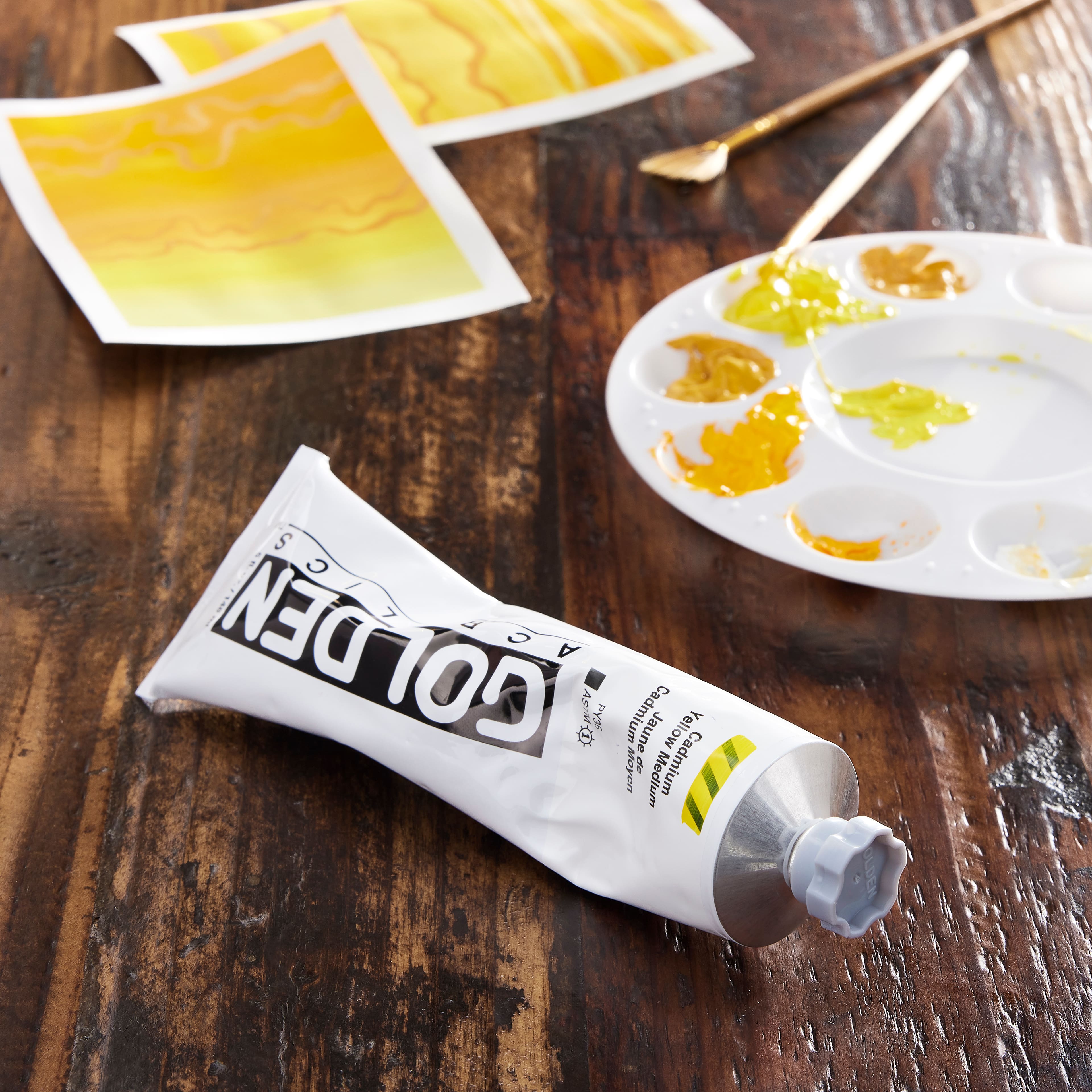 Peinture acrylique haute viscosité de Golden 148 ml