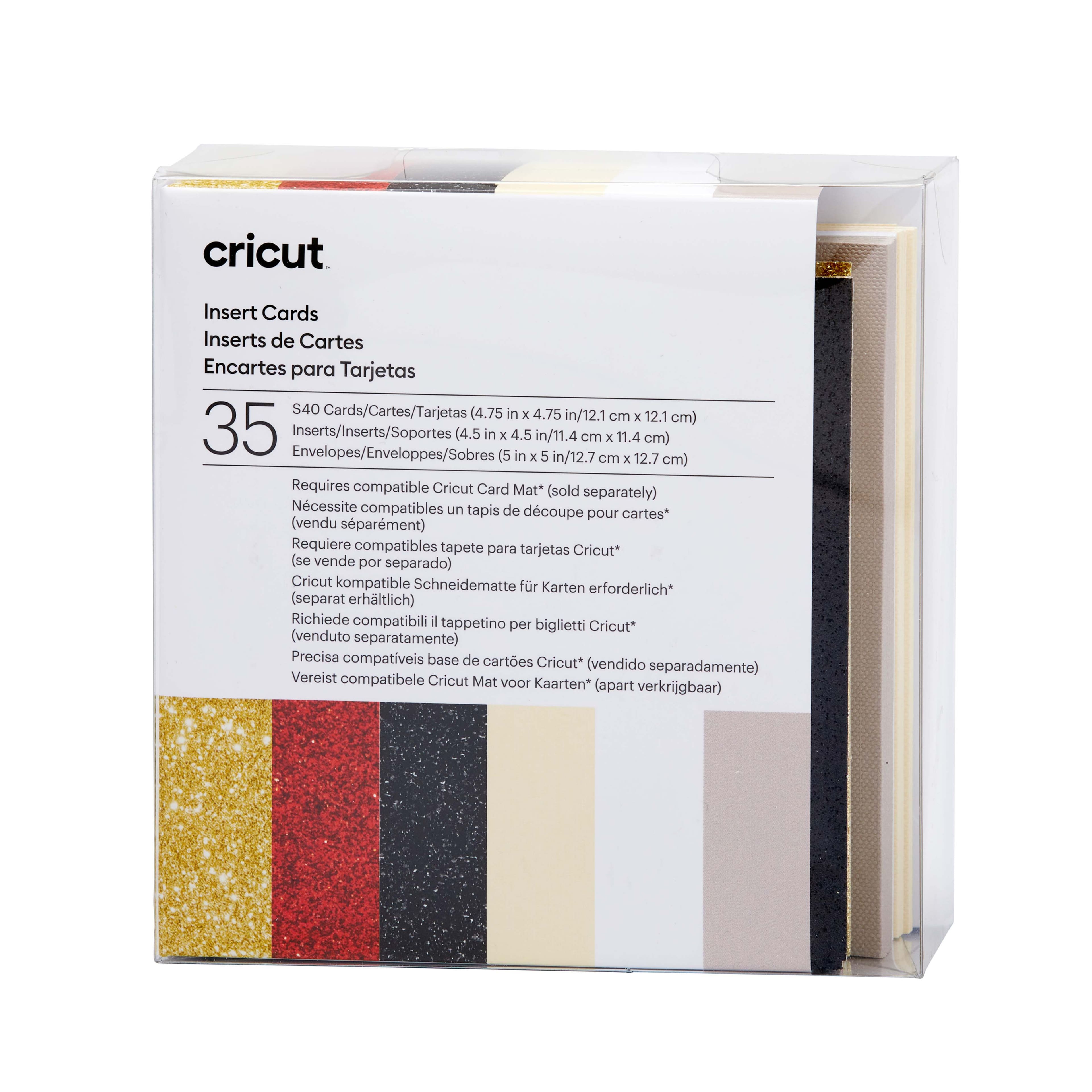 Cricut® S40 Insert Cards, Glitz and Glam Sampler