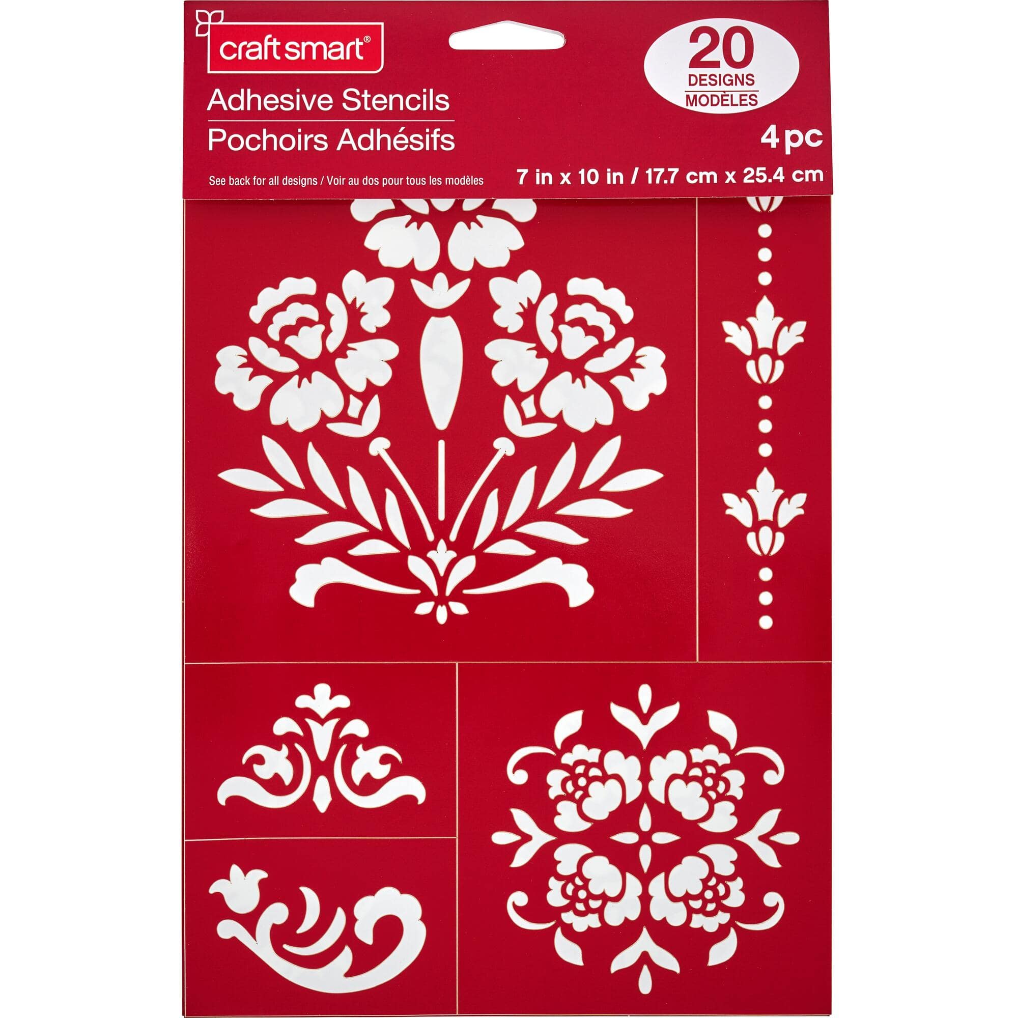 Damask Stencils, 7" x 10" by Craft Smart®