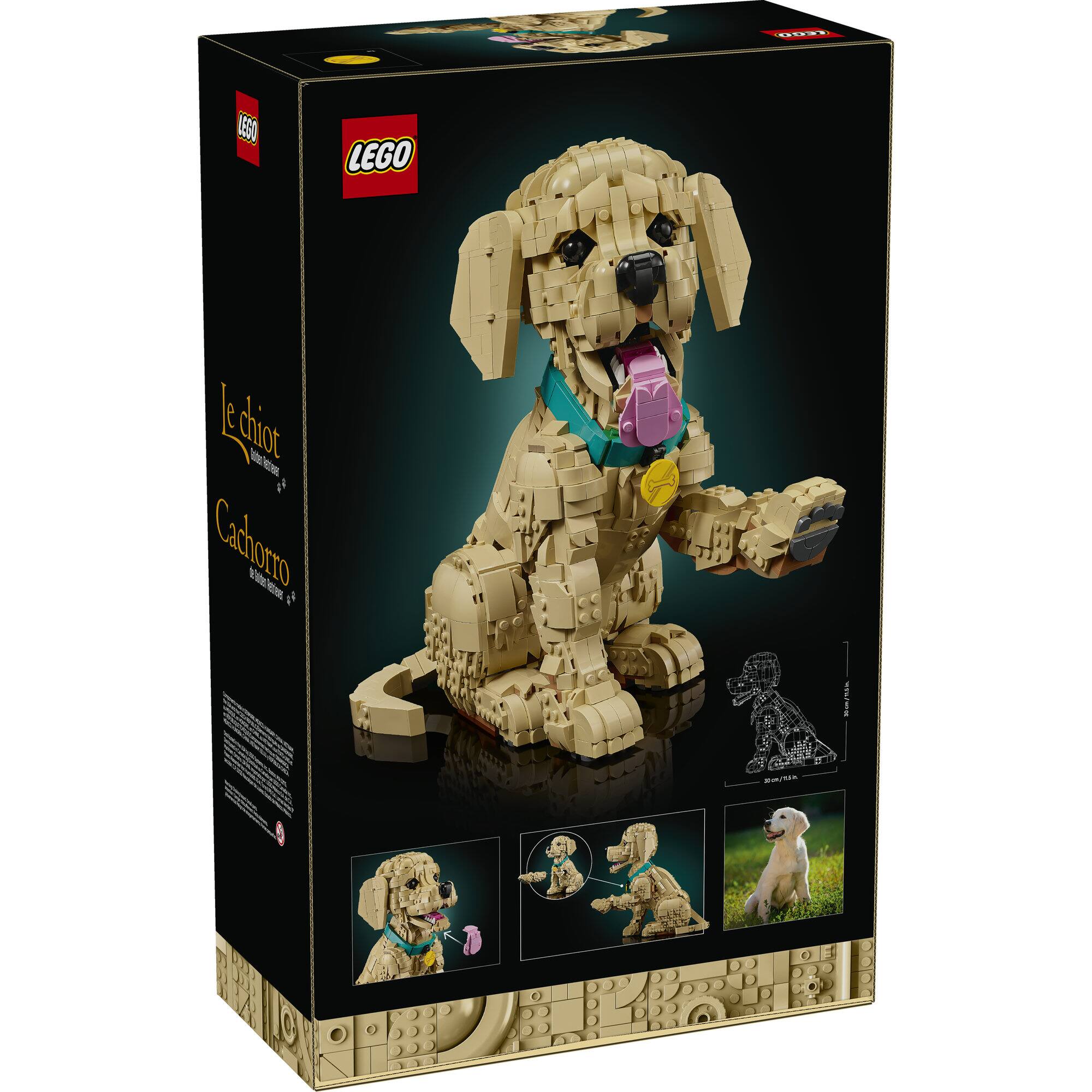LEGO® Golden Retriever Puppy Icons Building Kit 11384