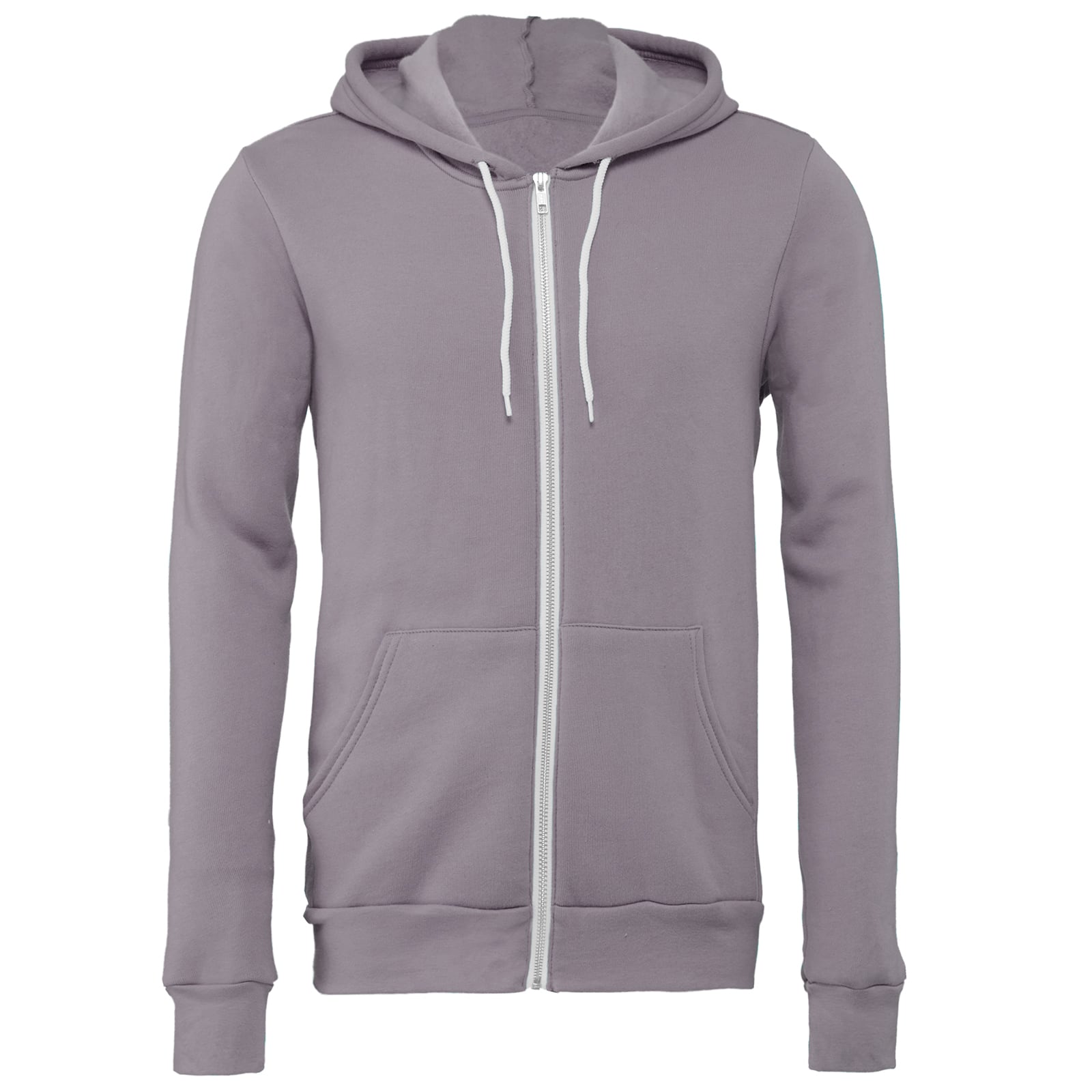 BELLA+CANVAS® Cotton Fleece Full-Zip Adult Unisex Hoodie