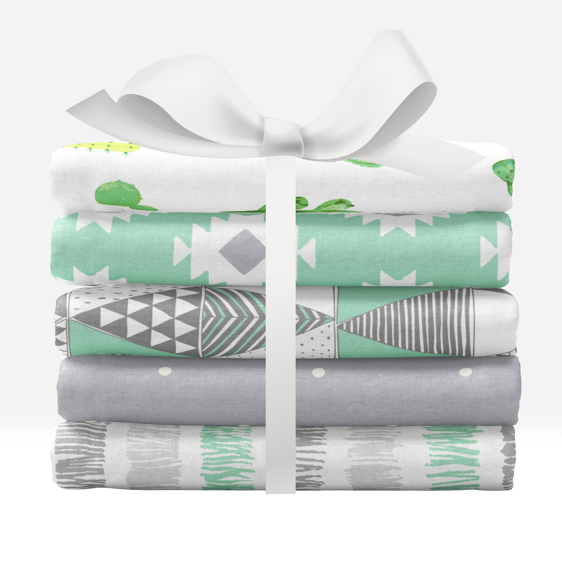 SINGER Cactus Days Cotton Fabric Fat Quarters