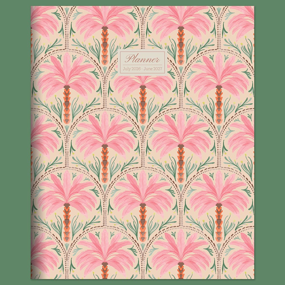 TF Publishing 2026-27 Exotic Palms Monthly Planner