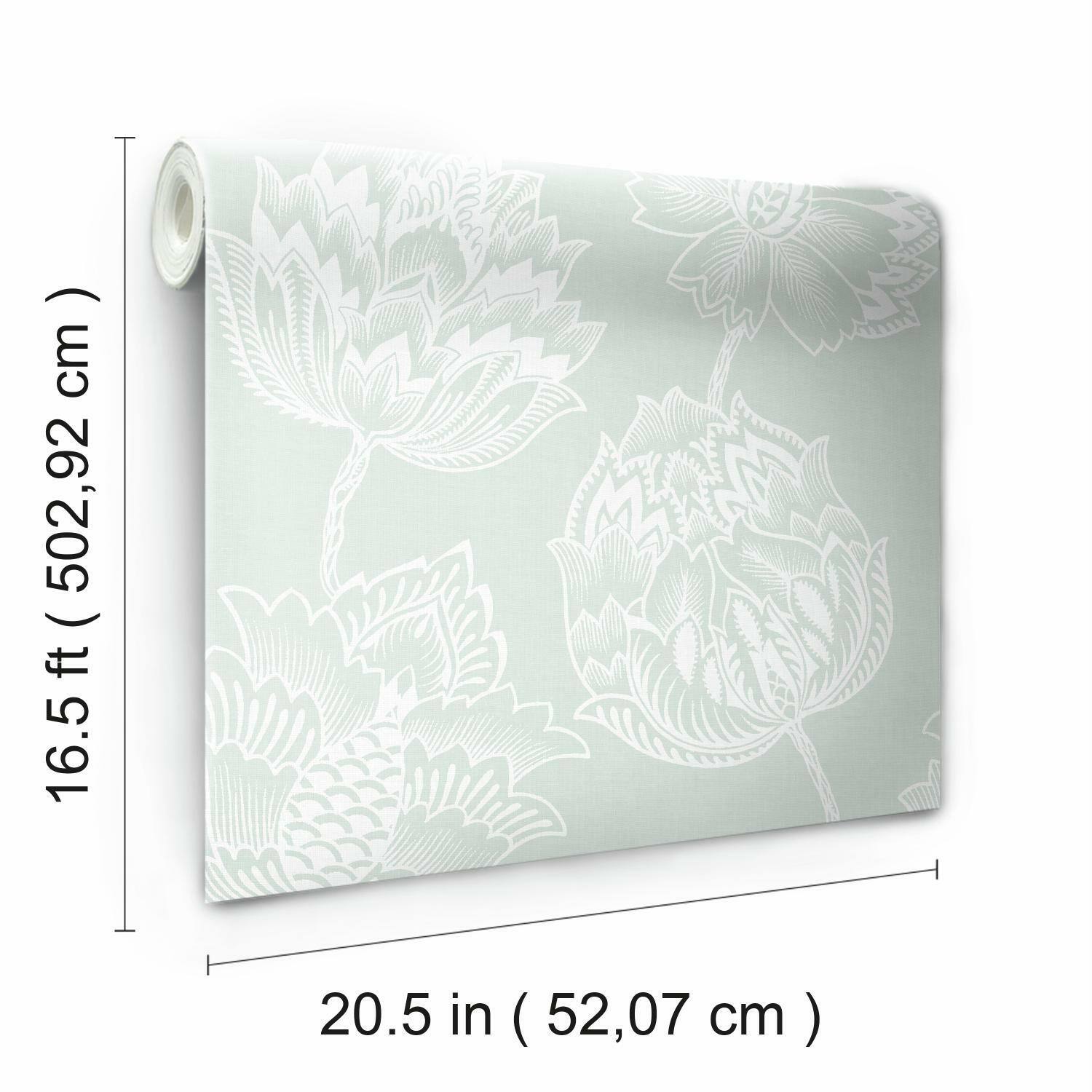 RoomMates Batik Jacobean Peel & Stick Wallpaper