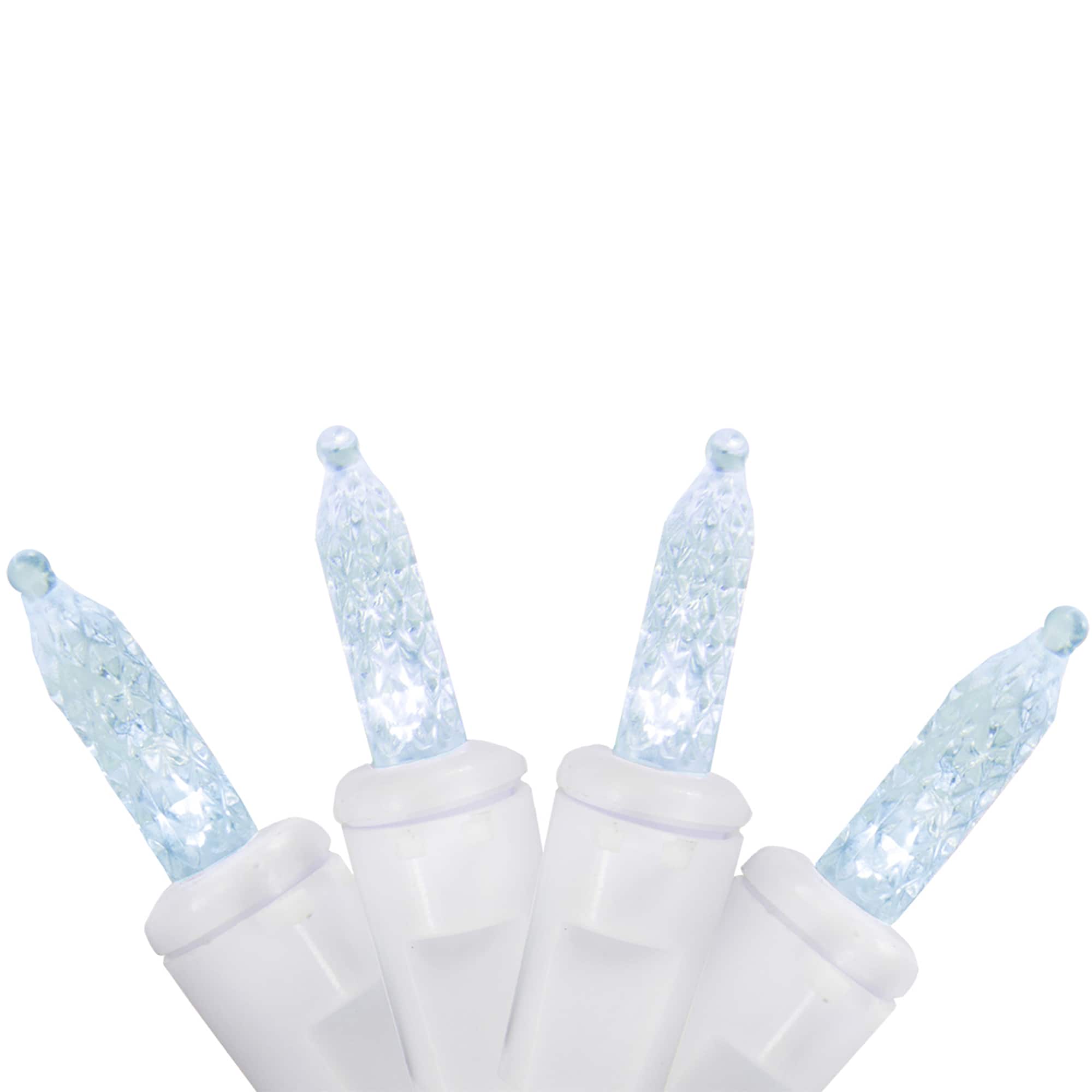 LED Mini Dripping Christmas Lights - White - 10' White Wire - 60ct