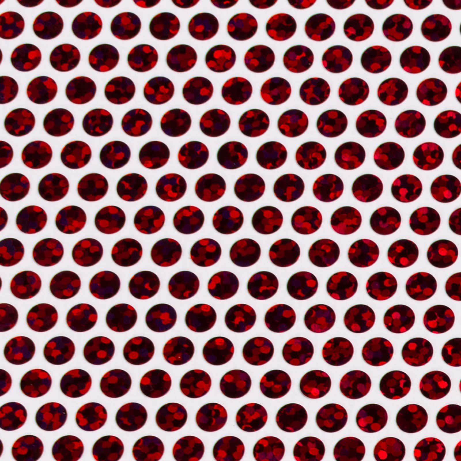 Cricut® Red Circles Holographic Sparkle Iron-On Mosaic 
