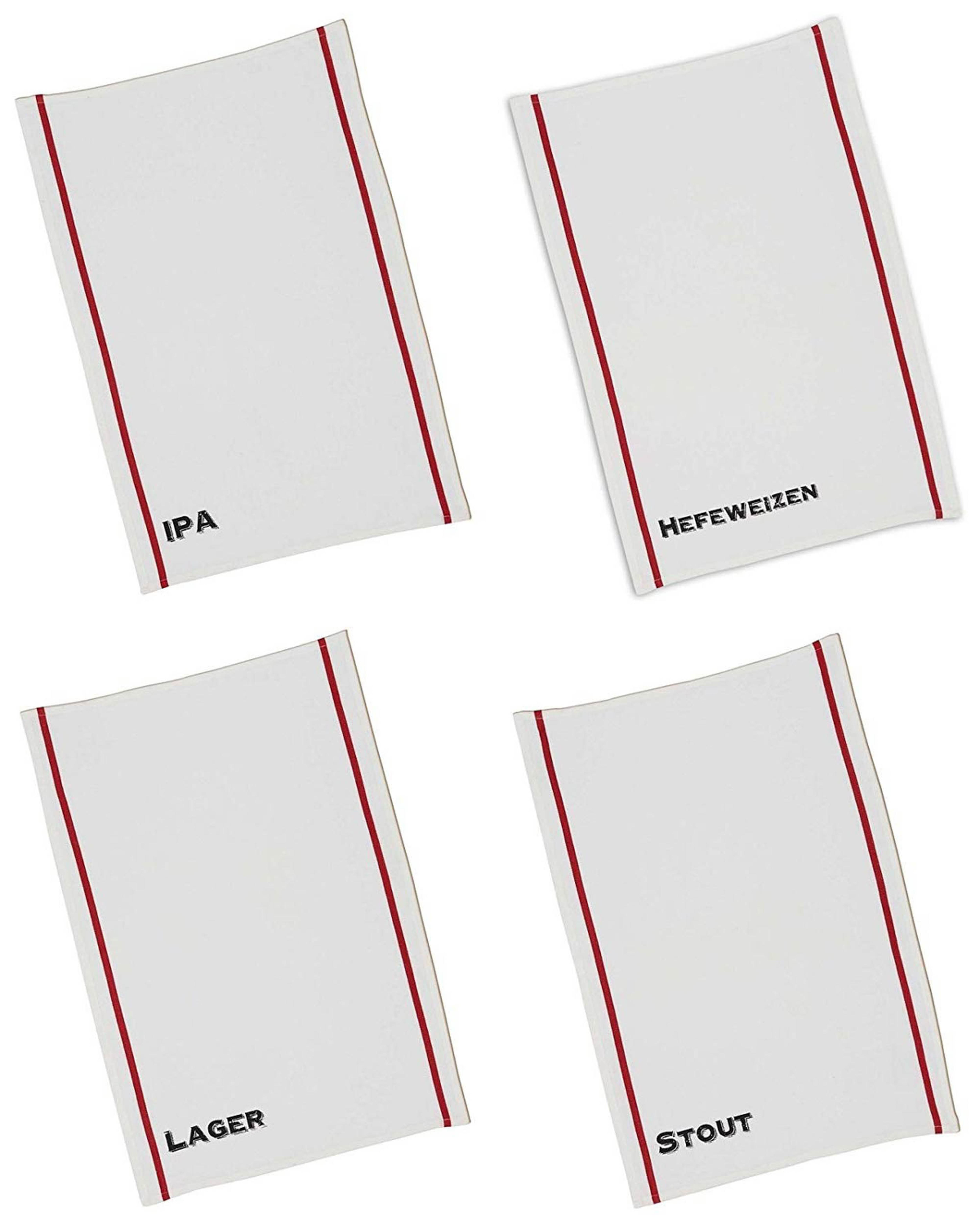 DII® Assorted Beer Pub Print Dishtowel (Set of 4)