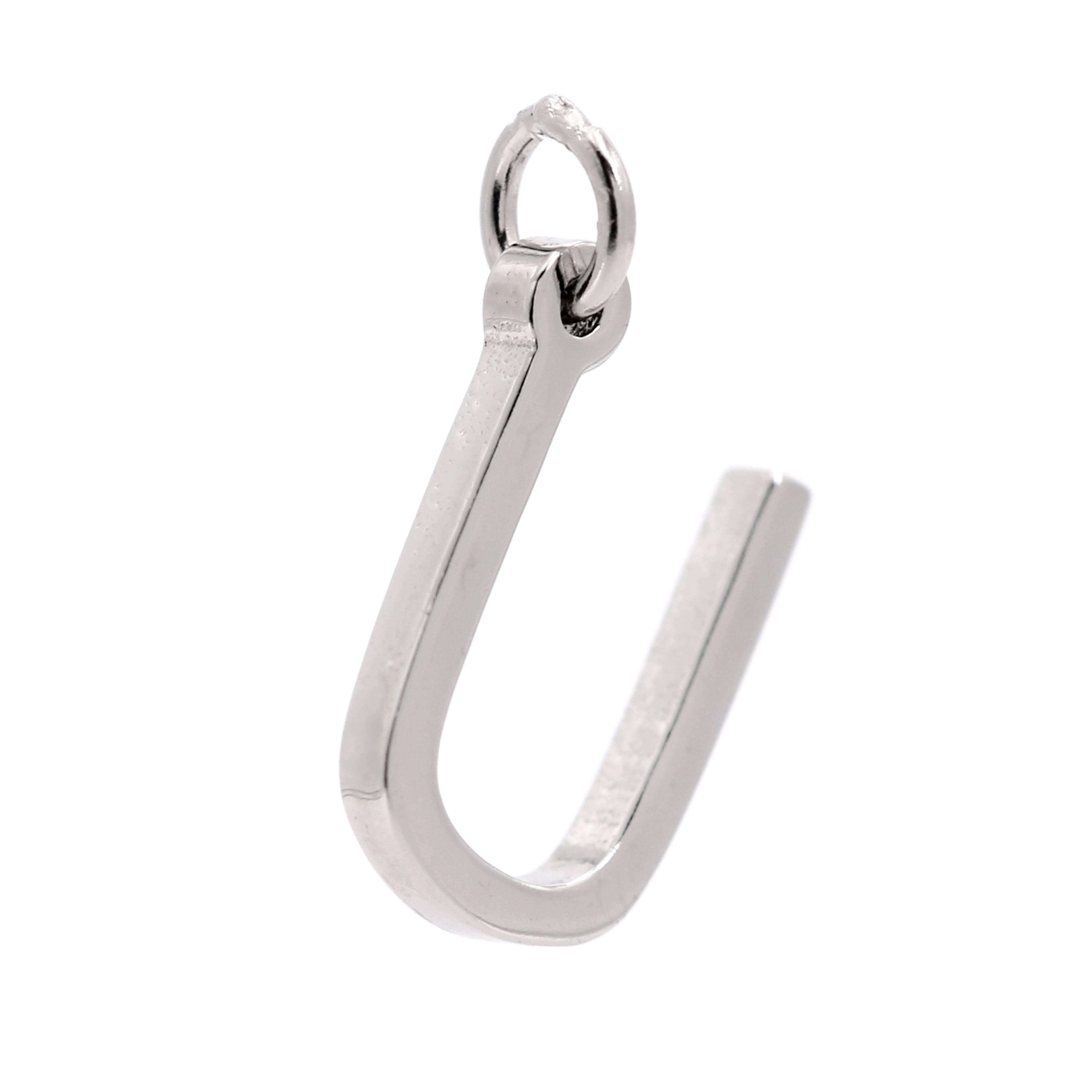 12 Pack: Sterling Silver Alphabet Charm by Bead Landing™