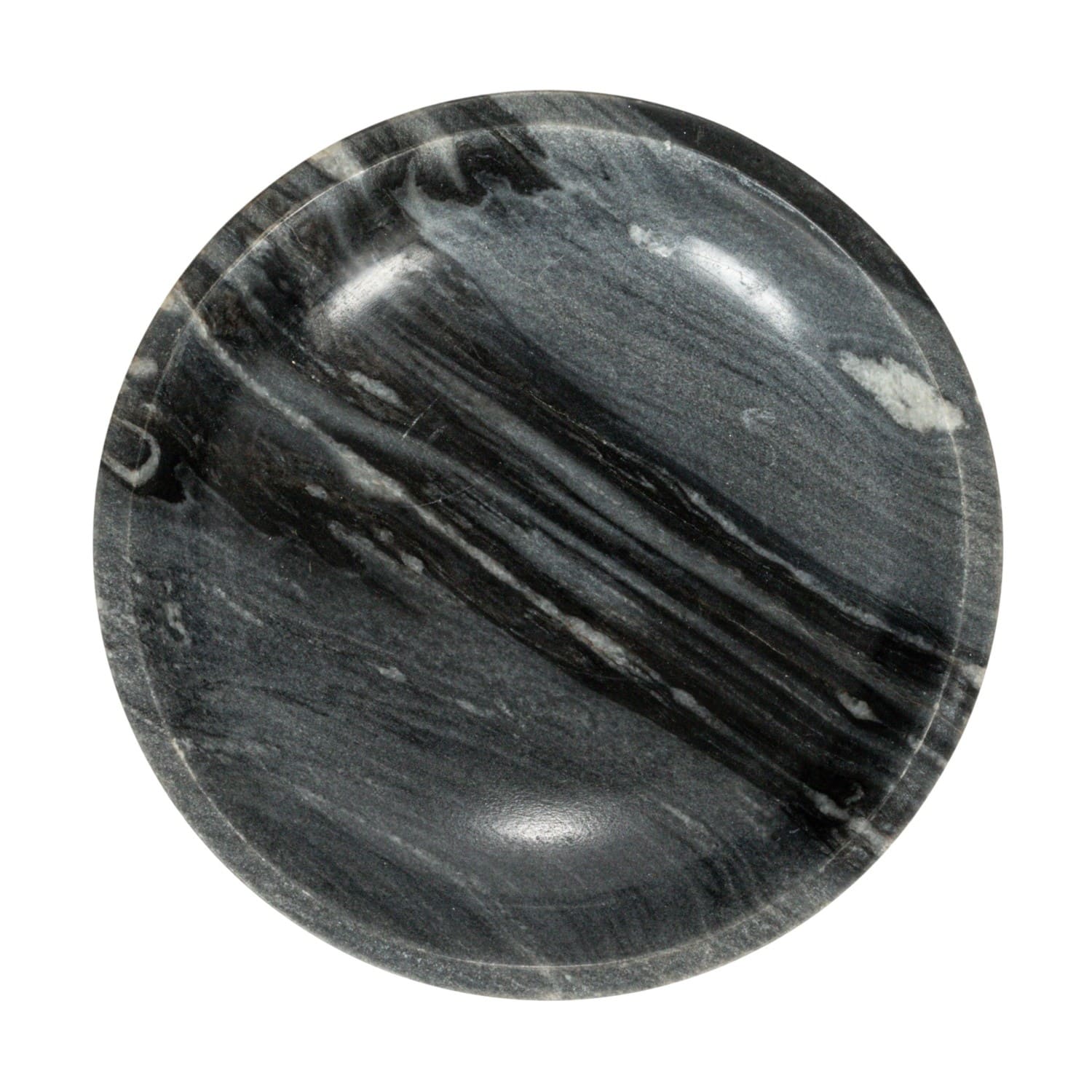 Hello Honey® 8" Gray Marble Footed Pedestal Bowl