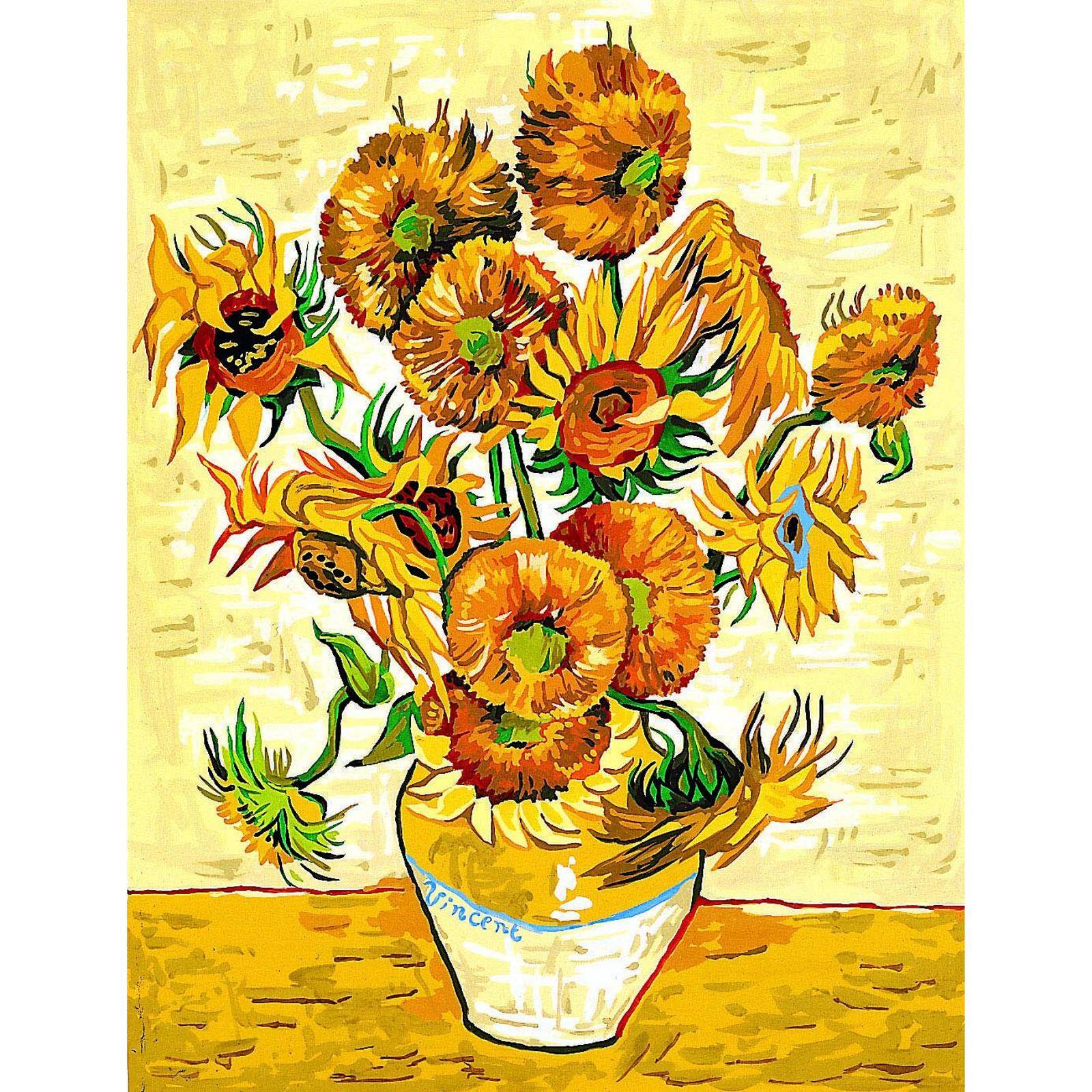 Gobelin The Sunflowers Printed Tapestry Canvas